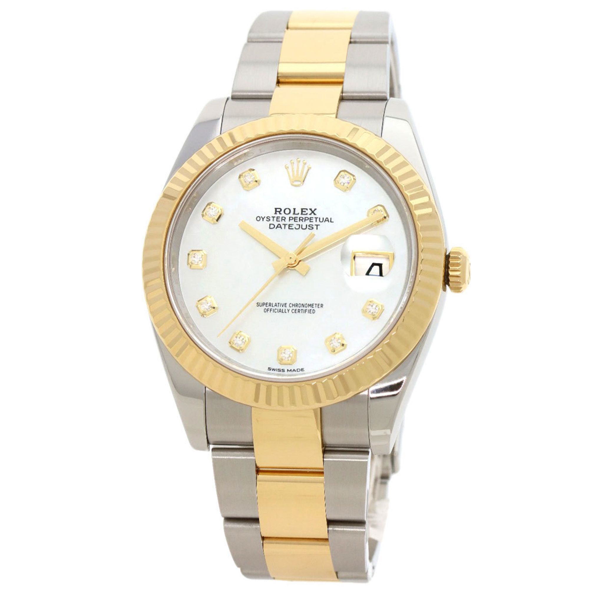 Rolex Rolex 126333NG Datejust 41 10P Diamond Watch Stainless Steel SSxK18YG Men's ROLEX Size ONE SIZE - 11 Thumbnail