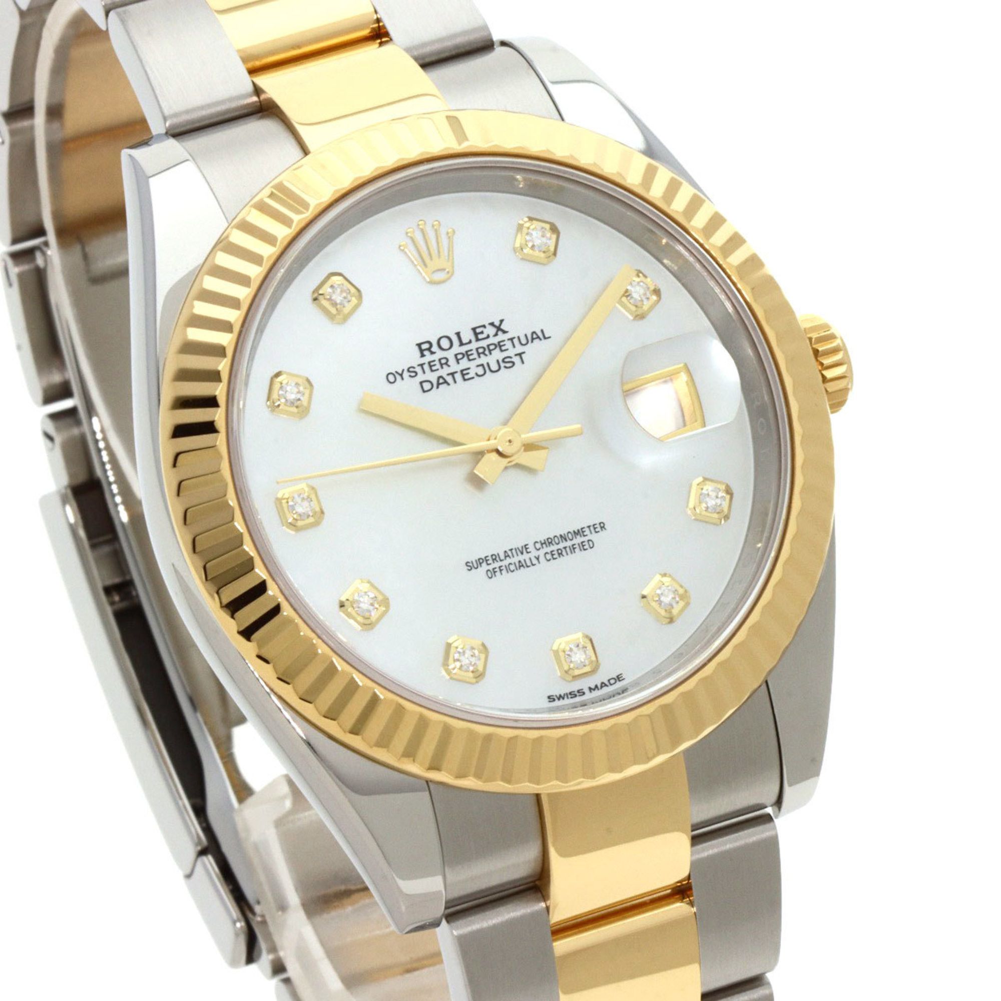 Rolex Rolex 126333NG Datejust 41 10P Diamond Watch Stainless Steel SSxK18YG Men's ROLEX Size ONE SIZE - 4 Thumbnail