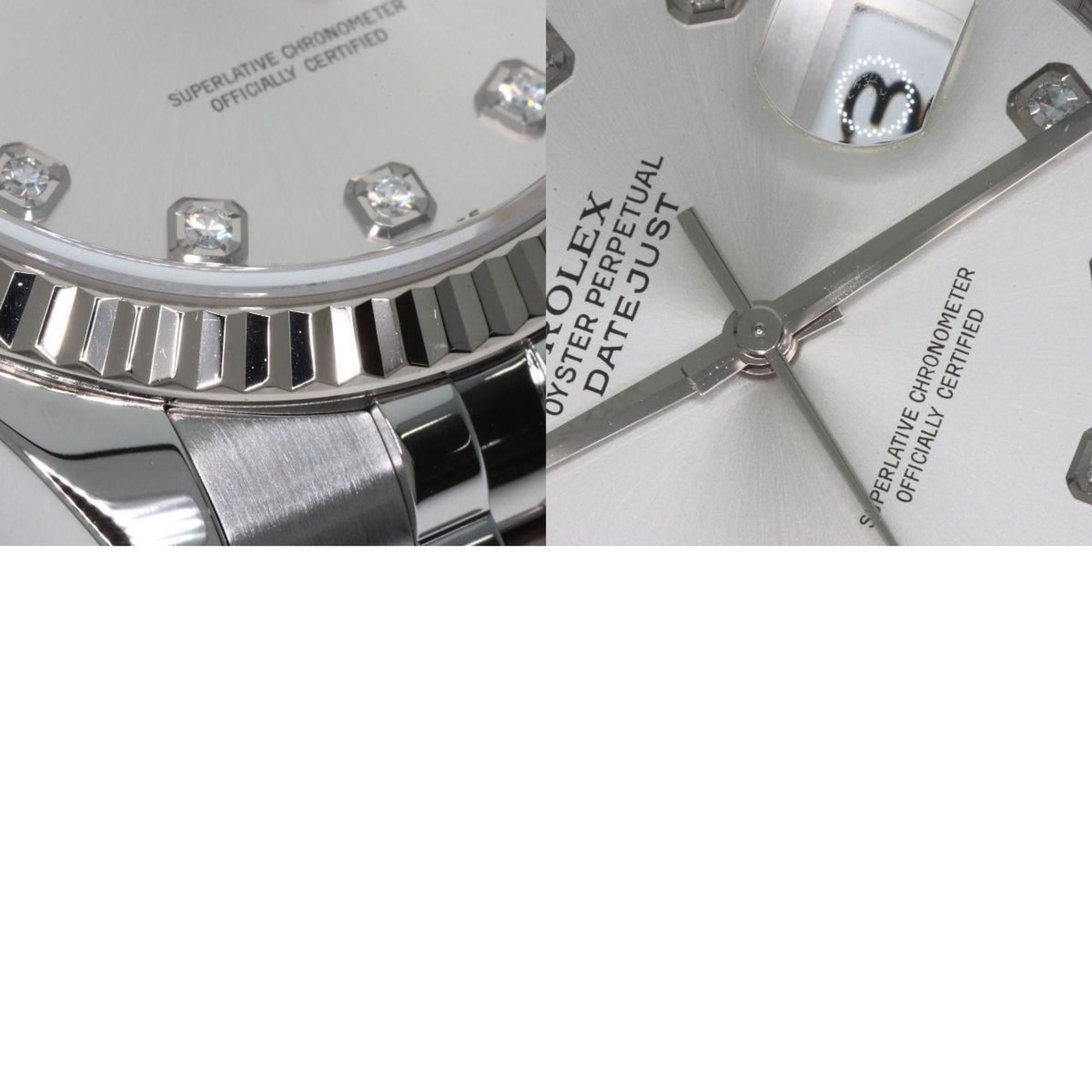 Rolex Rolex 116234G Datejust 10P Diamond Watch Stainless Steel SS K18WG Men's ROLEX Size ONE SIZE - 10 Thumbnail