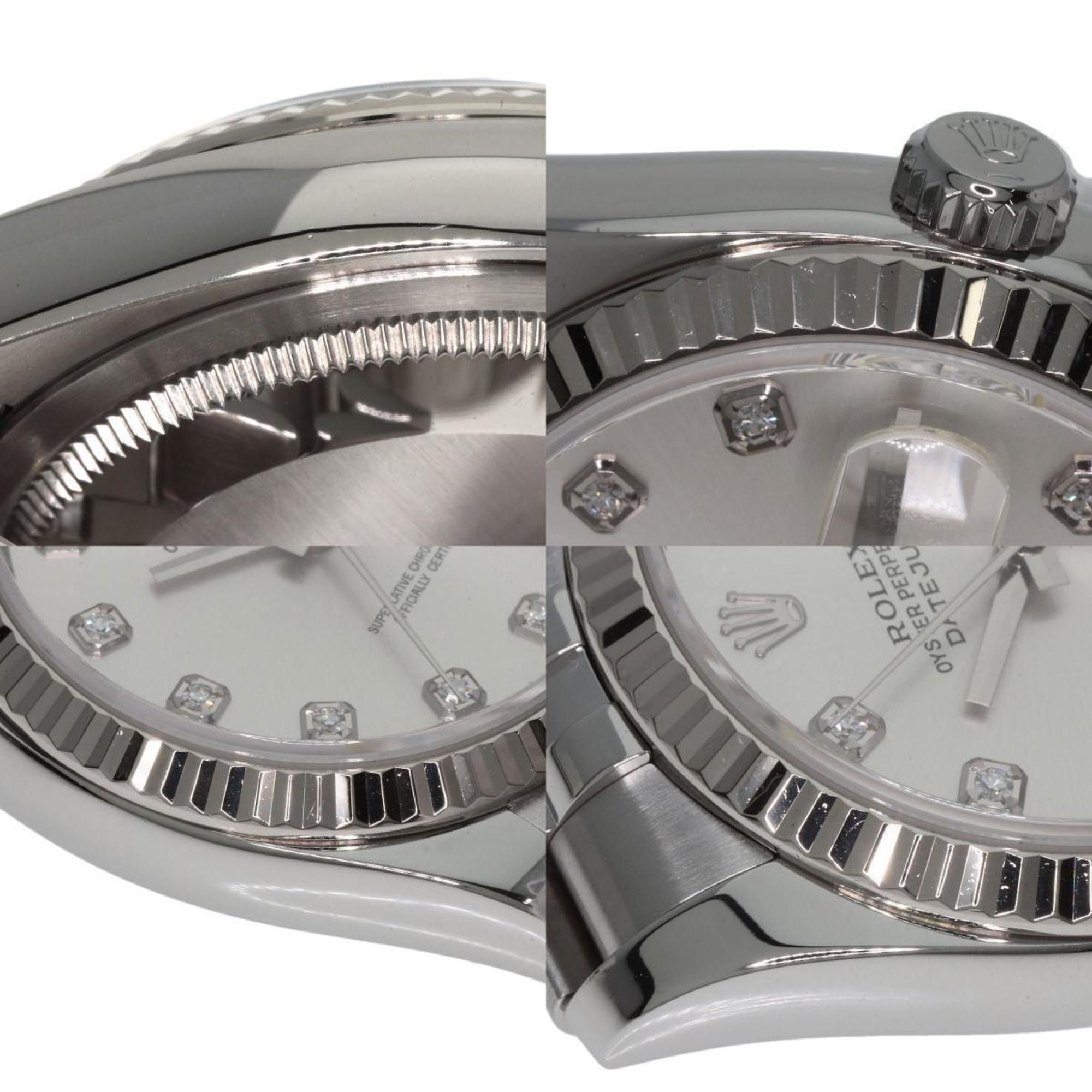 Rolex Rolex 116234G Datejust 10P Diamond Watch Stainless Steel SS K18WG Men's ROLEX Size ONE SIZE - 8 Thumbnail