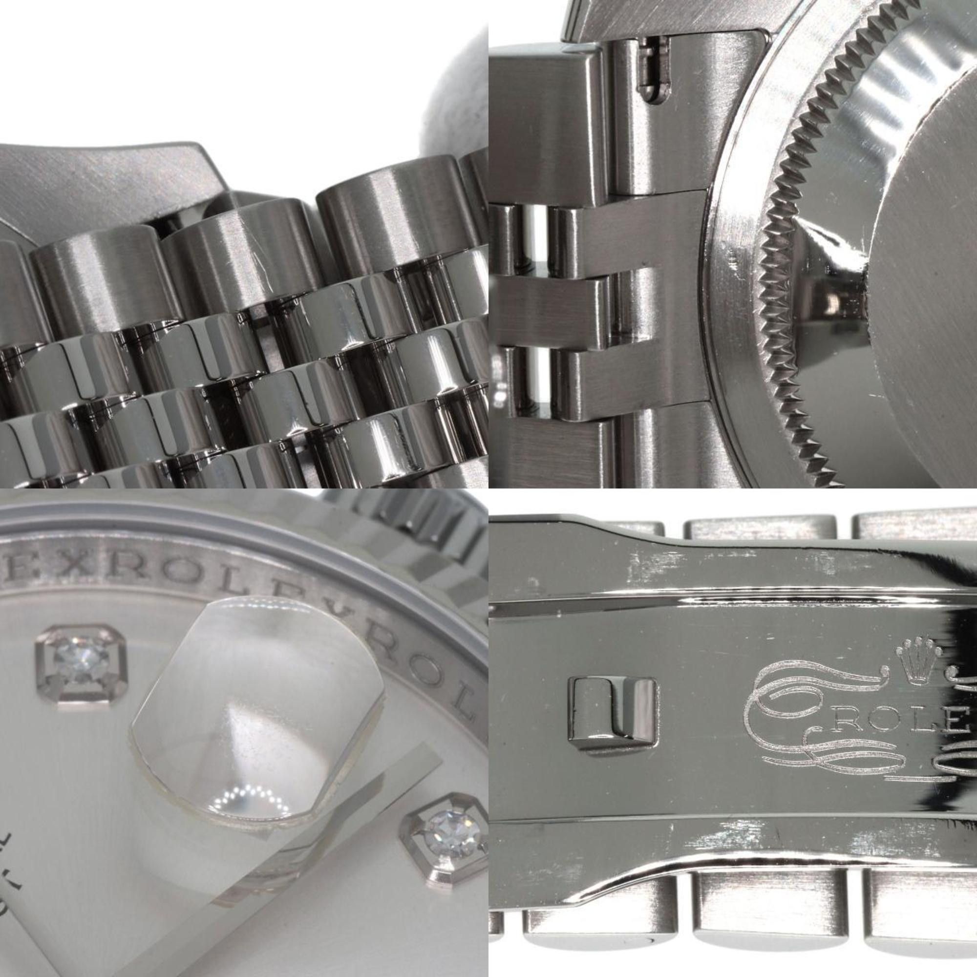 Rolex Rolex 116234G Datejust 10P Diamond Watch Stainless Steel SS K18WG Men's ROLEX Size ONE SIZE - 9 Thumbnail
