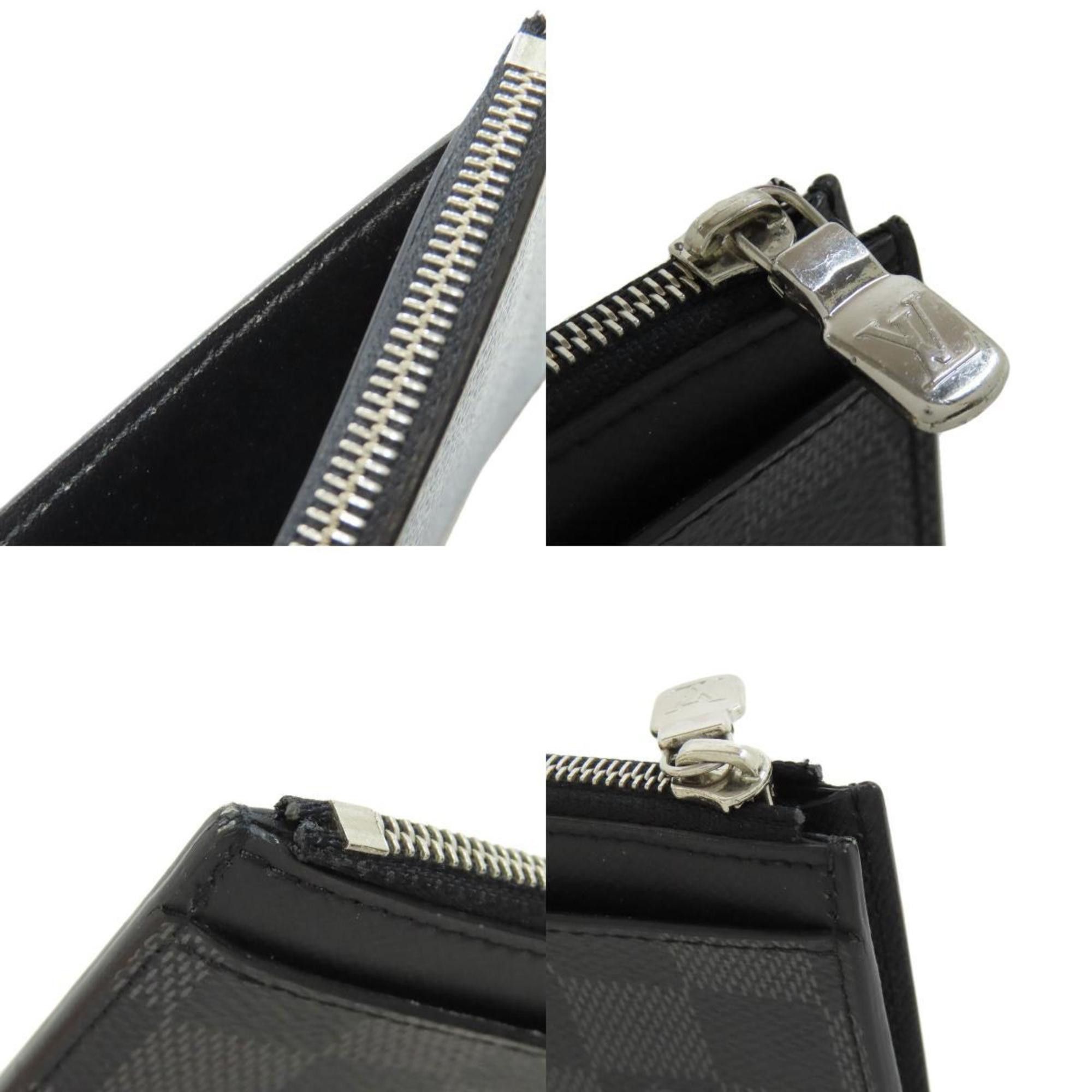 Louis Vuitton Louis Vuitton N64038 Coin Card Holder Wallet/Coin Case Damier Canvas Men's LOUIS VUITTON Size ONE SIZE - 9 Thumbnail