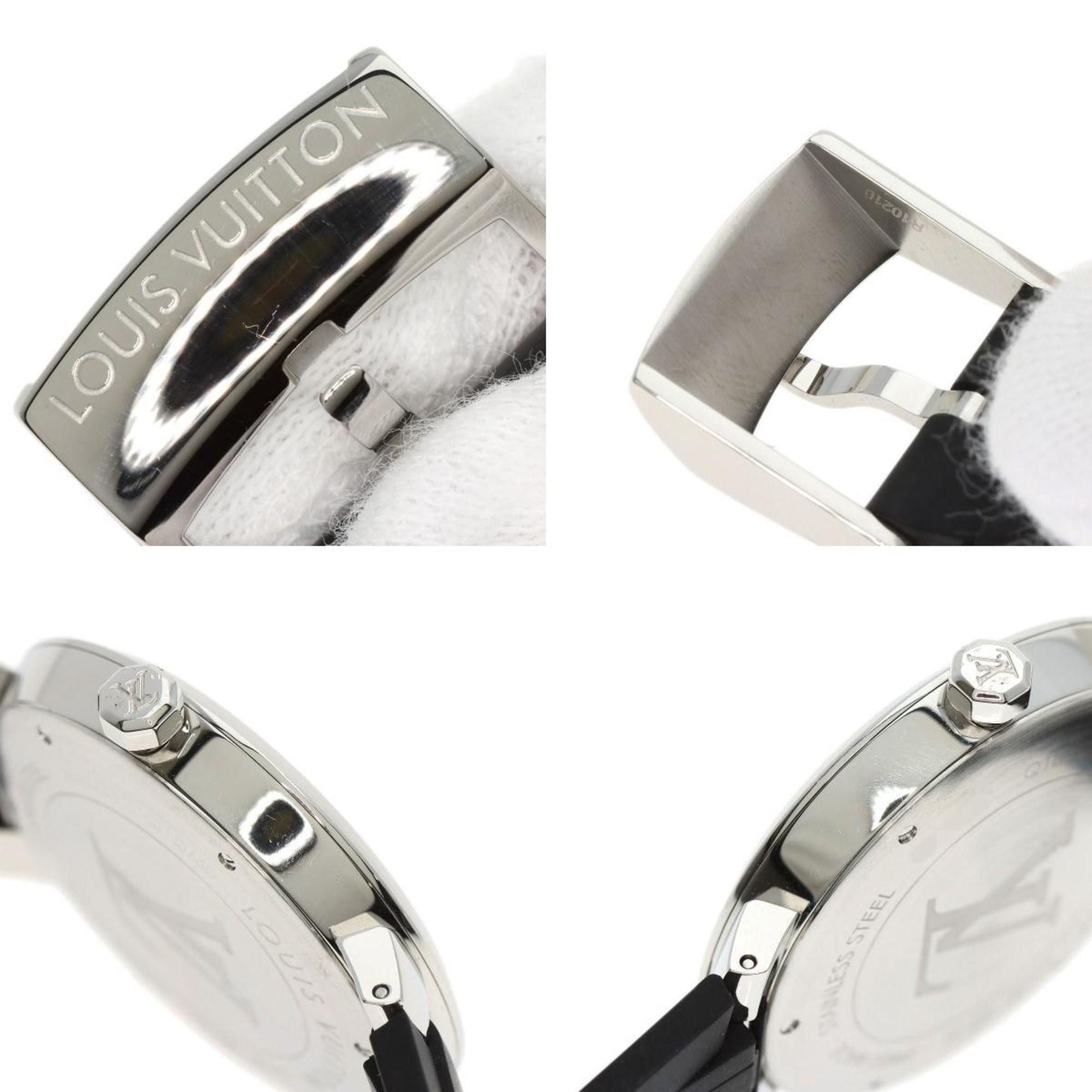Louis Vuitton Louis Vuitton Q1DM0 Tambour Eclipse Watch Stainless Steel Rubber Men's LOUIS VUITTON Size ONE SIZE - 7 Thumbnail