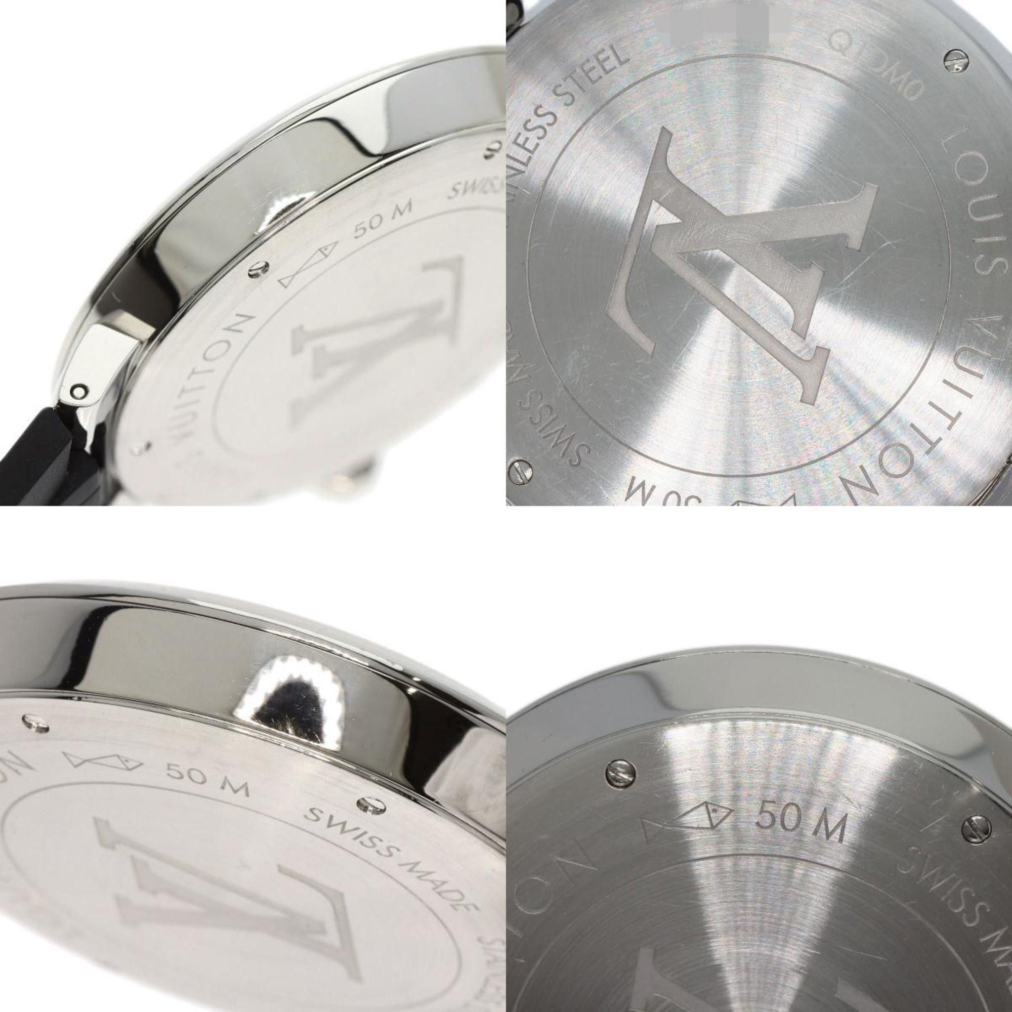 Louis Vuitton Louis Vuitton Q1DM0 Tambour Eclipse Watch Stainless Steel Rubber Men's LOUIS VUITTON Size ONE SIZE - 8 Thumbnail