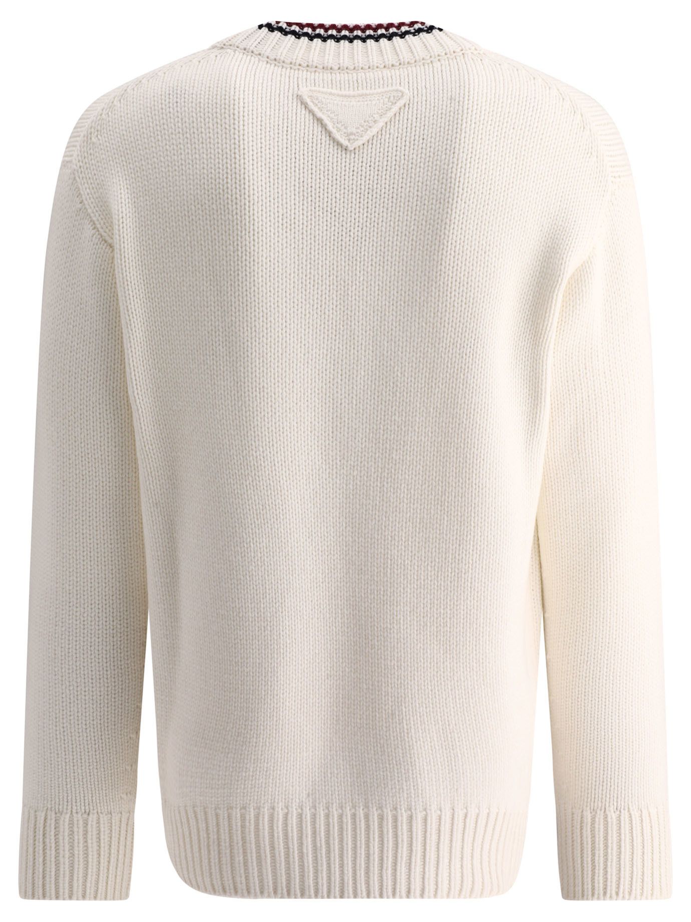トップス PRADA Alpaca Vneck Sweater 46 PRADA Alpaca Vneck Sweater 46