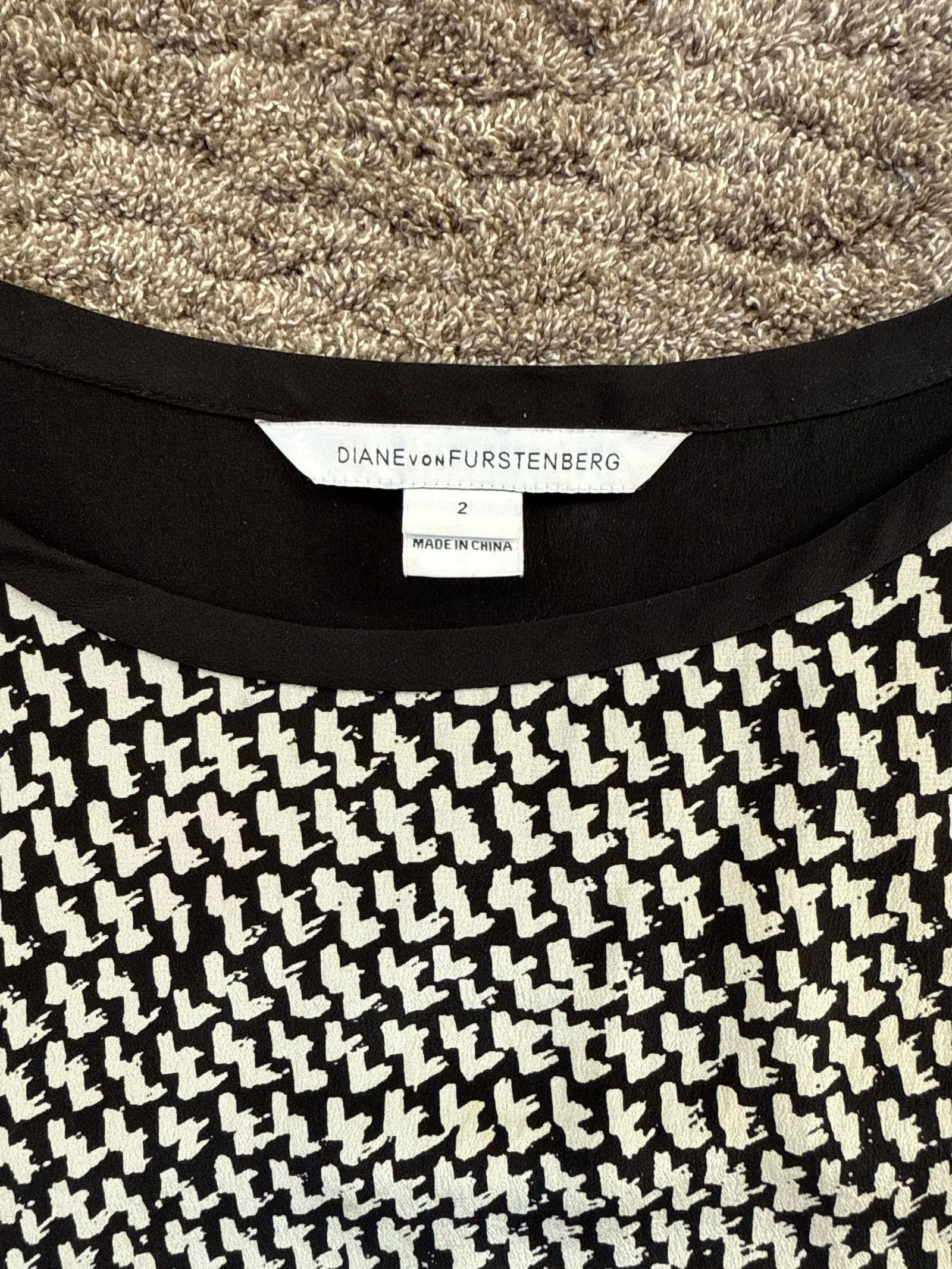 Diane von Furstenberg Diane von Furstenberg Cordelia Top Size XS / US 0-2 / IT 36-38 - 2 Thumbnail