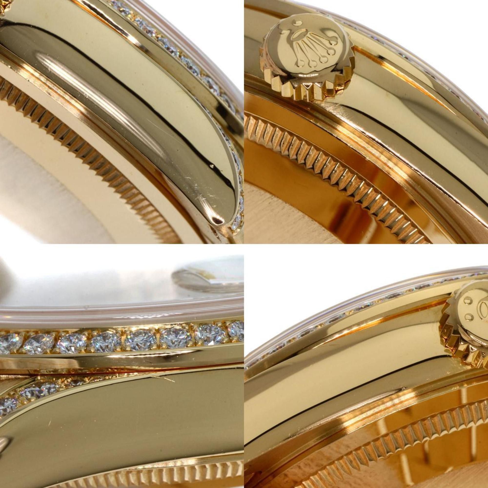 Rolex Rolex 118388A Day Date 10P Diamond Watch K18 Yellow Gold K18YG Men's ROLEX Size ONE SIZE - 6 Thumbnail