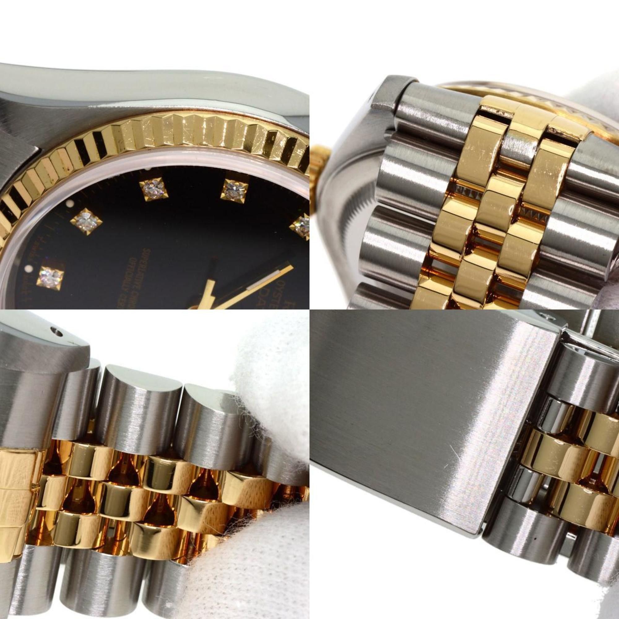 Rolex Rolex 16233G Datejust 10P Diamond Watch Stainless Steel SSxK18YG Men's ROLEX Size ONE SIZE - 8 Thumbnail