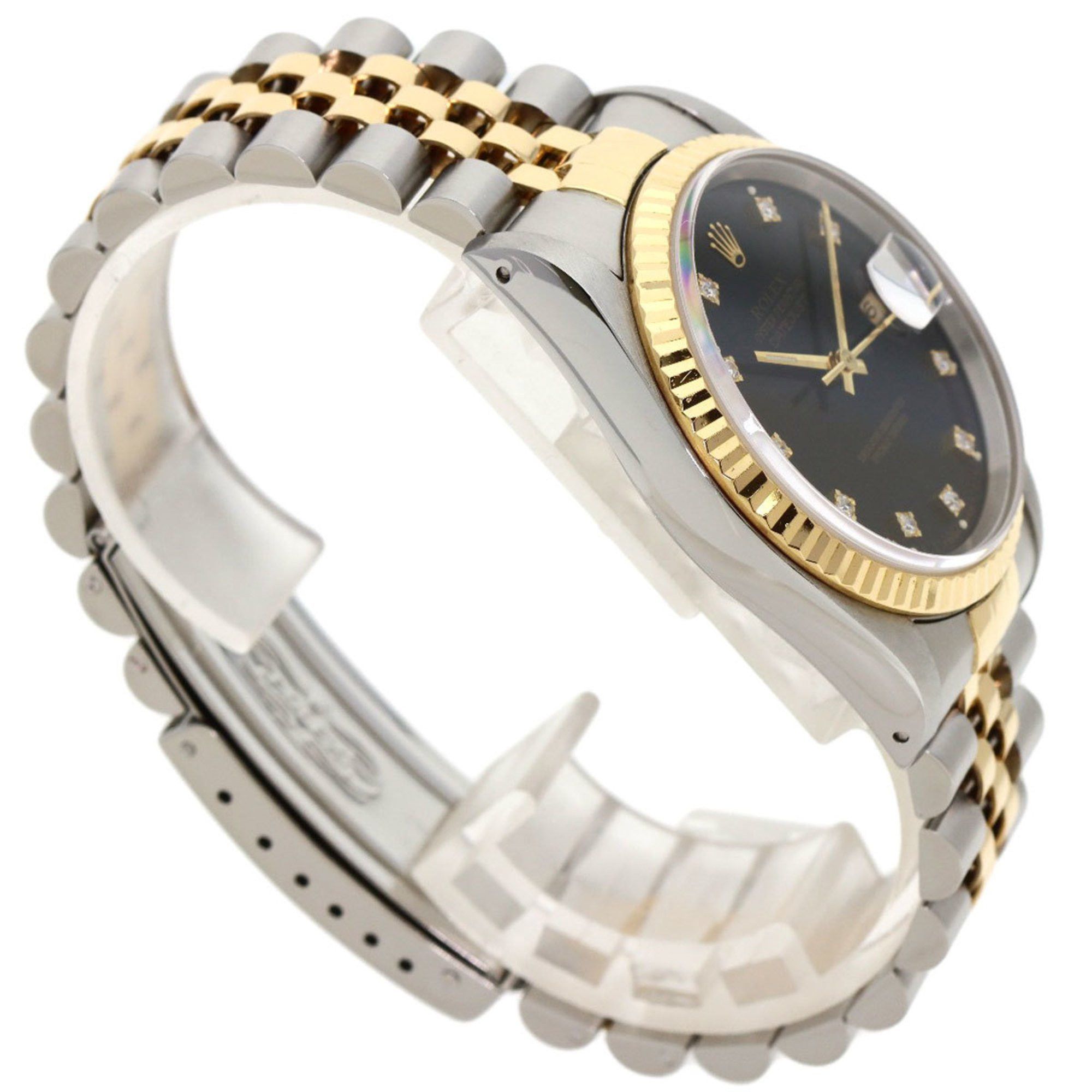 Rolex Rolex 16233G Datejust 10P Diamond Watch Stainless Steel SSxK18YG Men's ROLEX Size ONE SIZE - 2 Thumbnail
