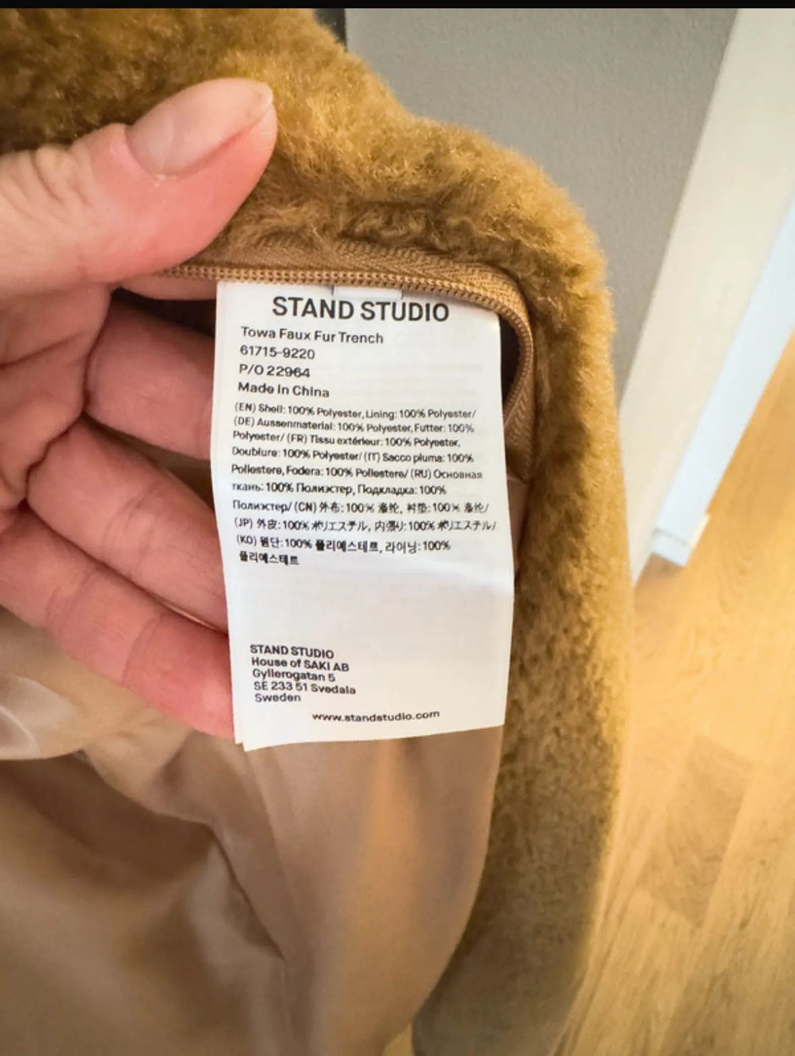 STAND STUDIO Stand Studio Towa Faux Fur Trench Fur Faux Fur Size S / US 4 / IT 40 - 4 Thumbnail