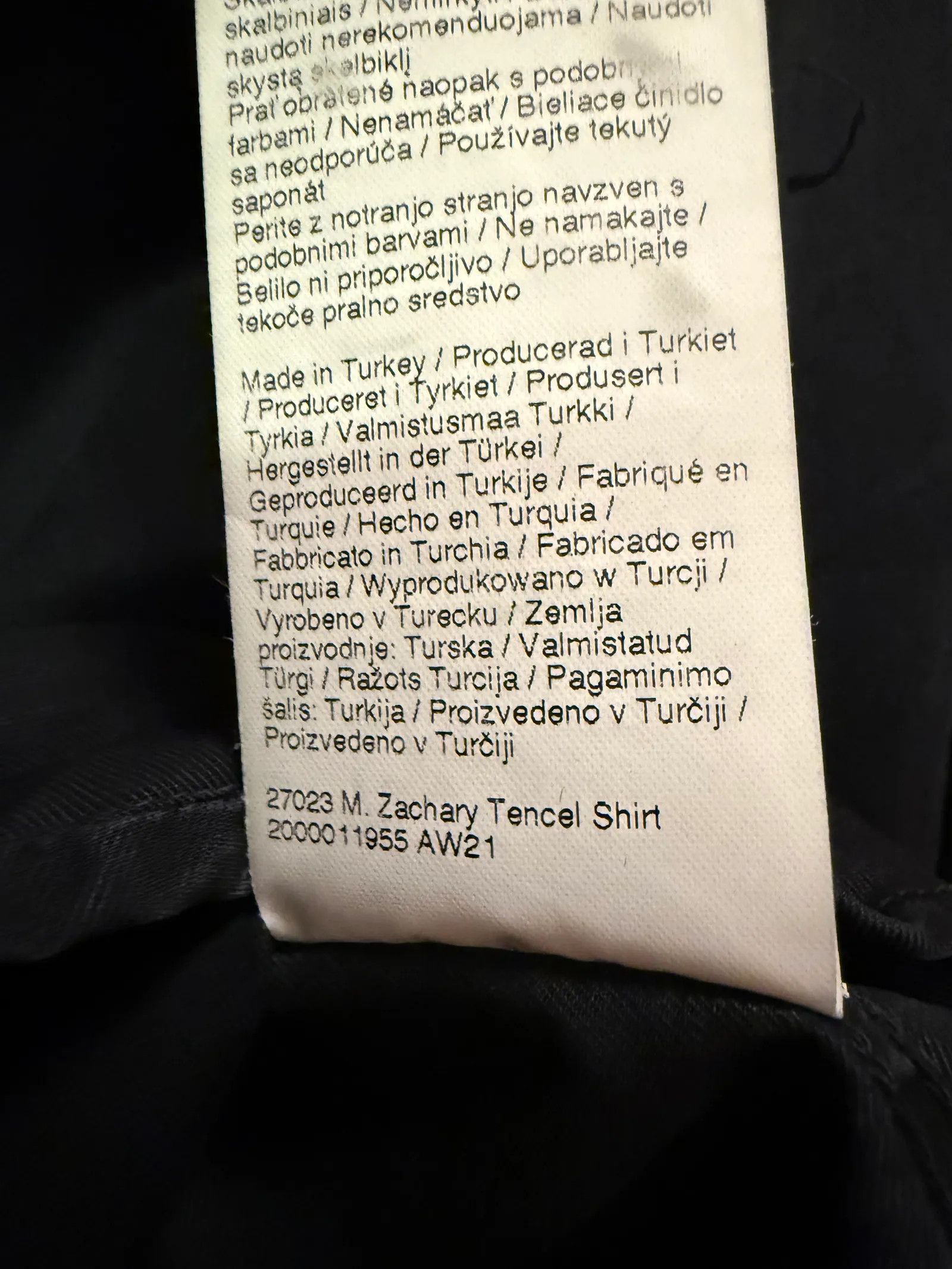 Filippa K Filippa K Zachary Tencel Shirt Shirt Size US M / EU 48-50 / 2 - 4 Thumbnail