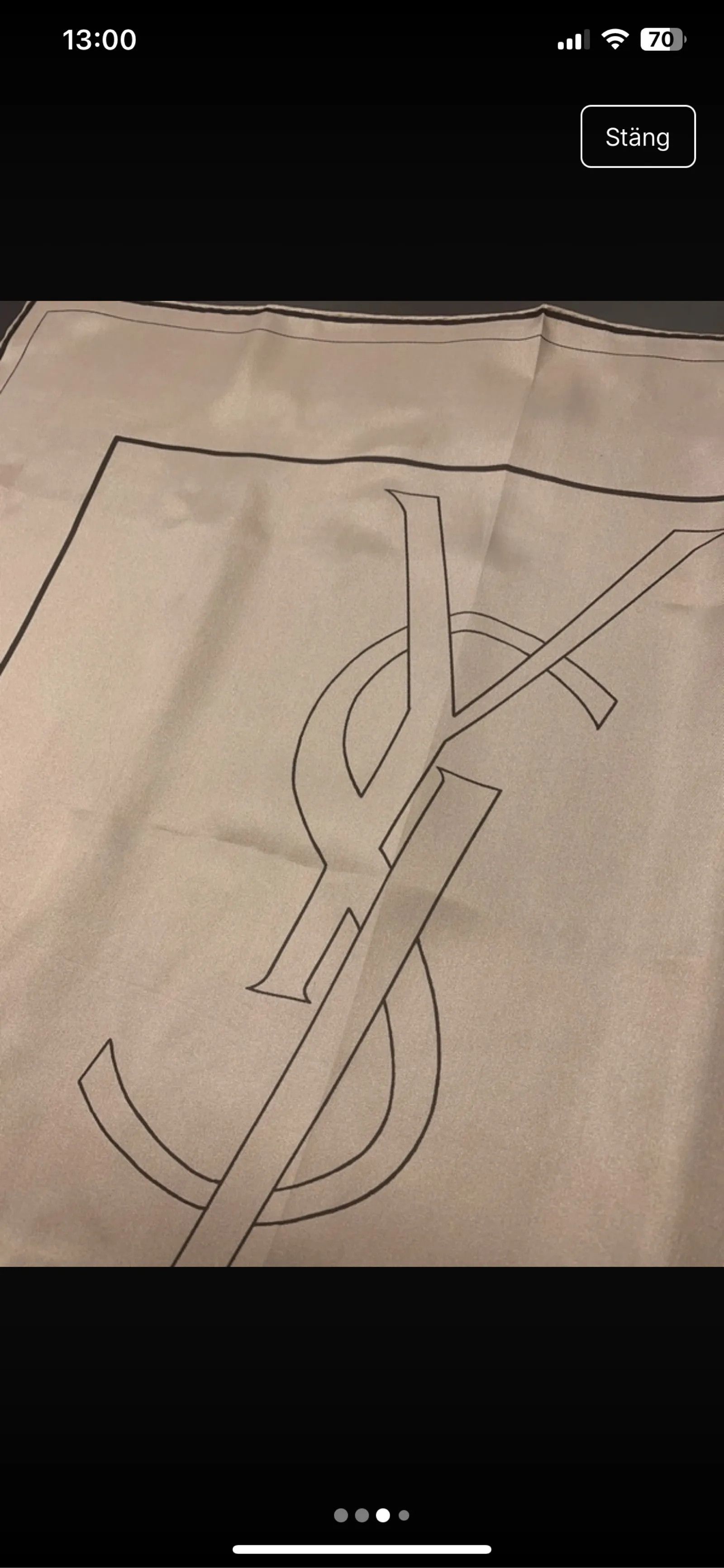 Yves Saint Laurent Yves Saint Laurent Scarf Size ONE SIZE - 3 Thumbnail