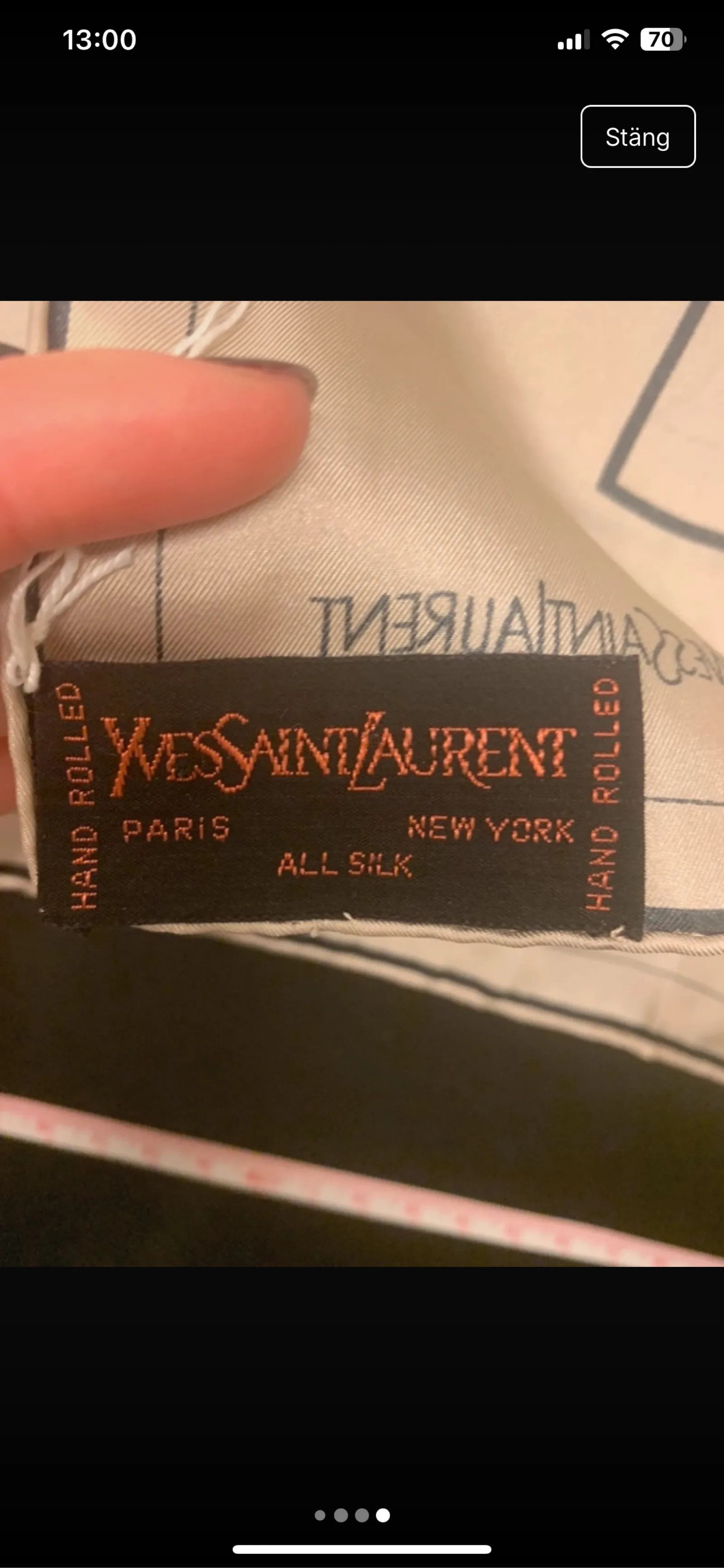 Yves Saint Laurent Yves Saint Laurent Scarf Size ONE SIZE - 2 Thumbnail