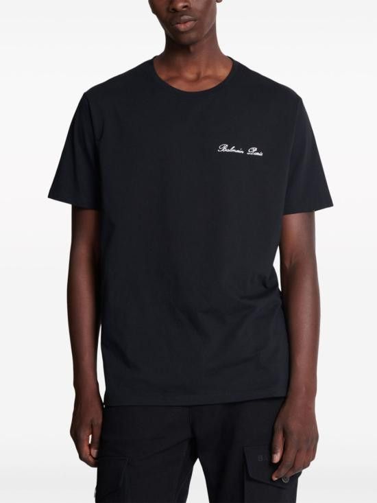 Balmain BALMAIN Men T-Shirts DH1EG010BC68 EAB Black Size US M / EU 48-50 / 2 - 3 Thumbnail