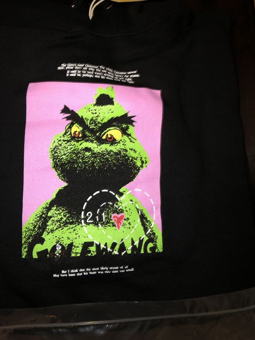 Golf wang hot sale grinch hoodie