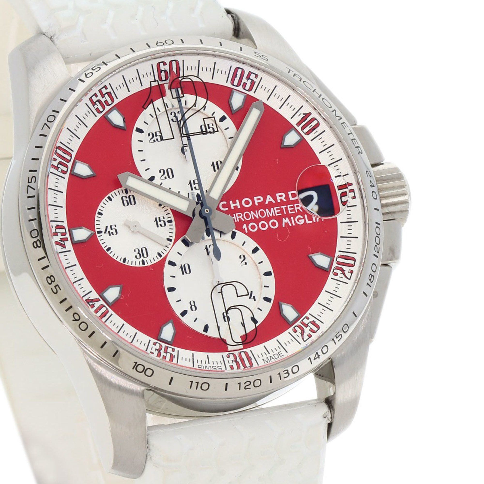 Chopard Chopard 8459 Mille Miglia GT XL 1000 Limited Edition Watch Stainless Steel Rubber Men's Size ONE SIZE - 4 Thumbnail