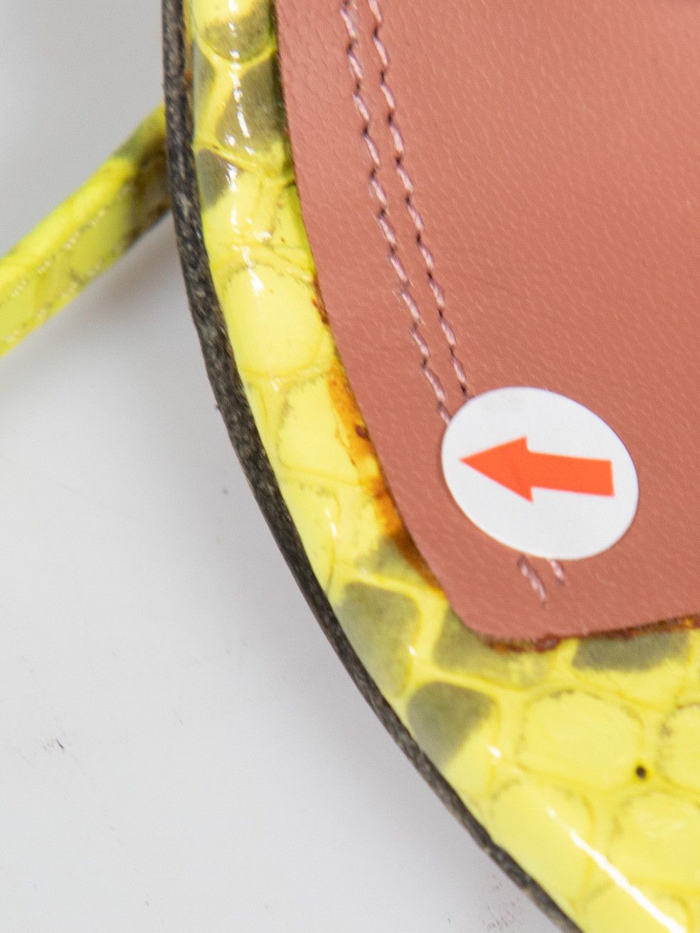 Amina Muaddi Yellow Zula 95 Leather Snake Sandals Size US 10 / IT 40 - 9 Thumbnail