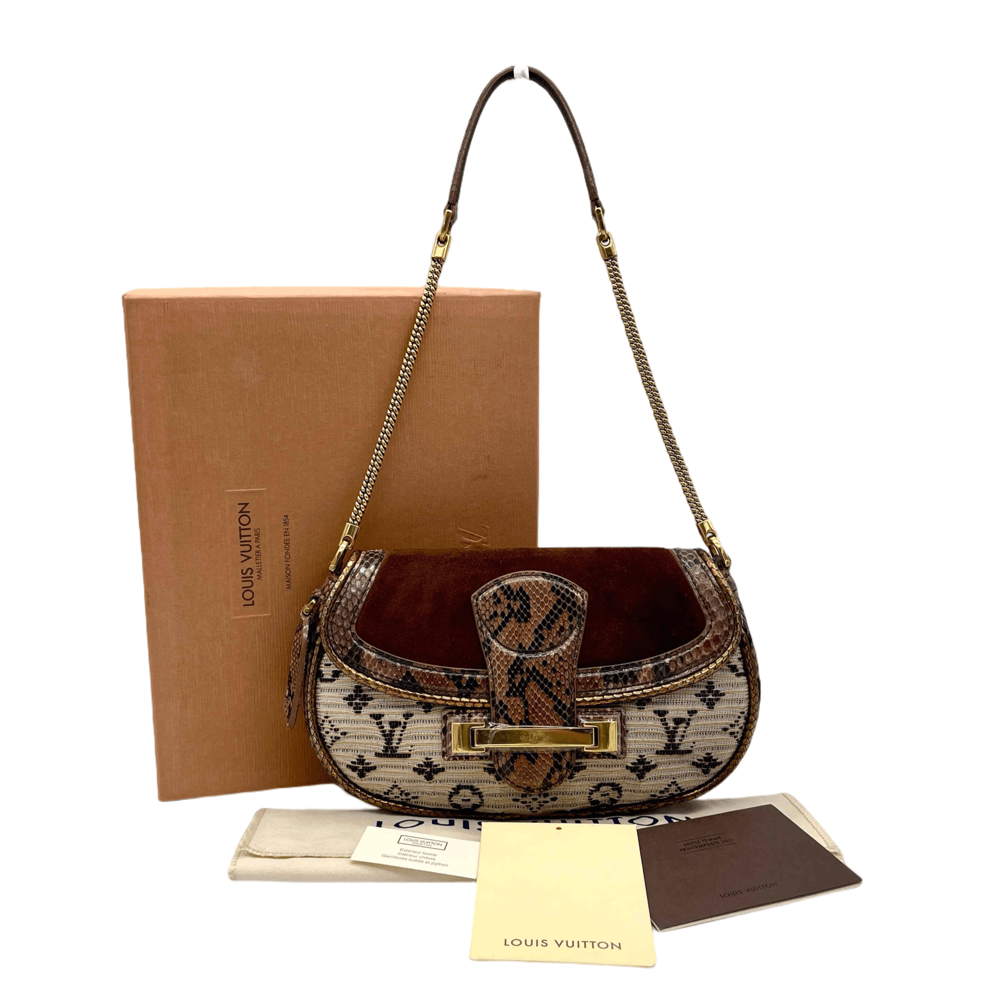 Louis Vuitton Louis Vuitton Monogram Empire Le Vin Marron N91108 Chain Shoulder Bag/2011Ss Size ONE SIZE - 4 Thumbnail