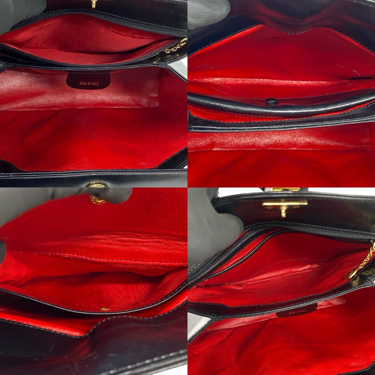 Gucci Gucci Shoulder Bag Black Leather Size ONE SIZE - 8 Thumbnail