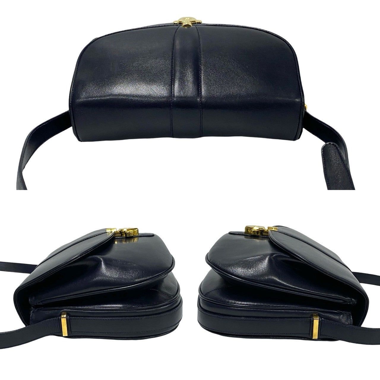 Gucci Gucci Shoulder Bag Blue Leather Size ONE SIZE - 5 Thumbnail