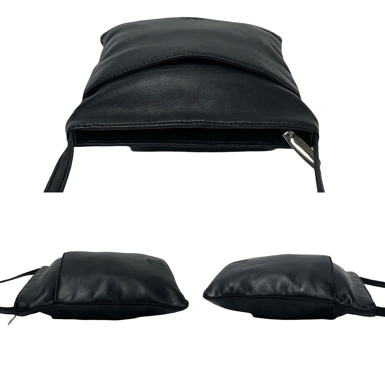 Loewe Loewe Shoulder Bag Black Leather Size ONE SIZE - 5 Thumbnail