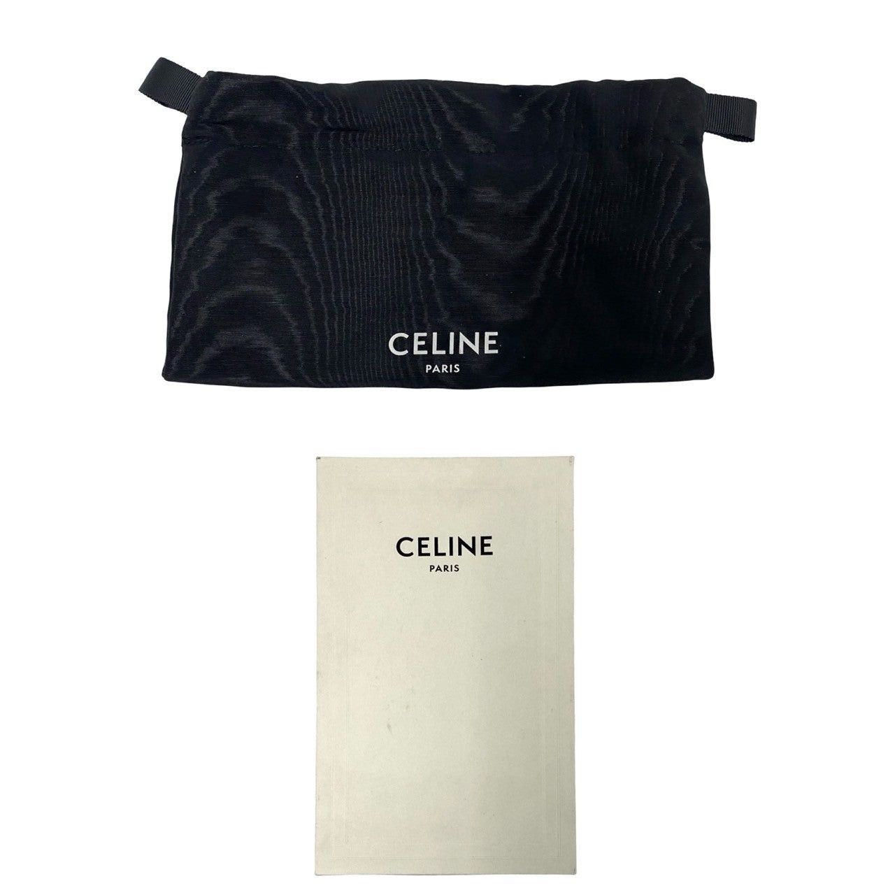 Celine Celine Shoulder Bag Black Cotton Size ONE SIZE - 9 Thumbnail