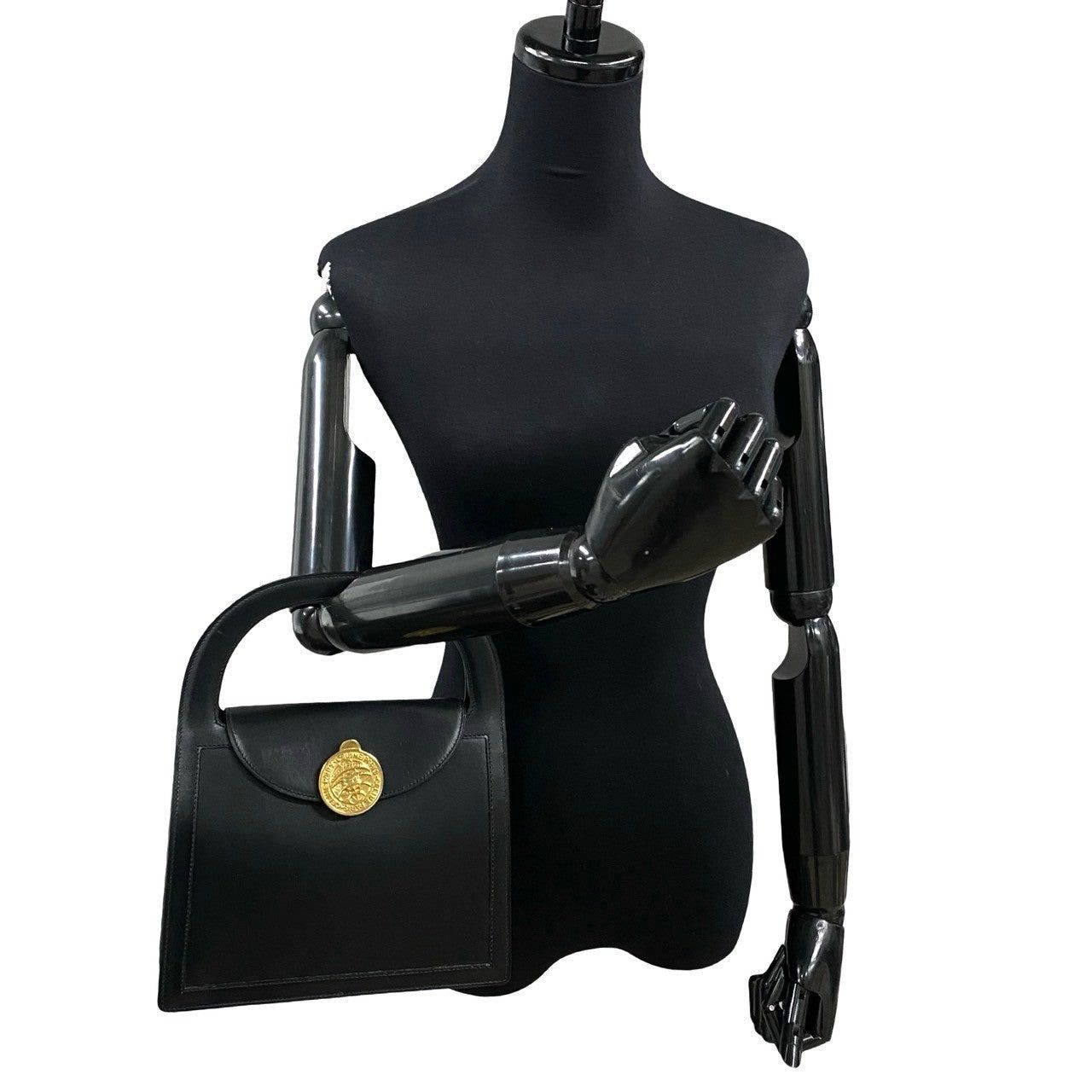 Celine Celine Handbag Black Leather Size ONE SIZE - 2 Thumbnail