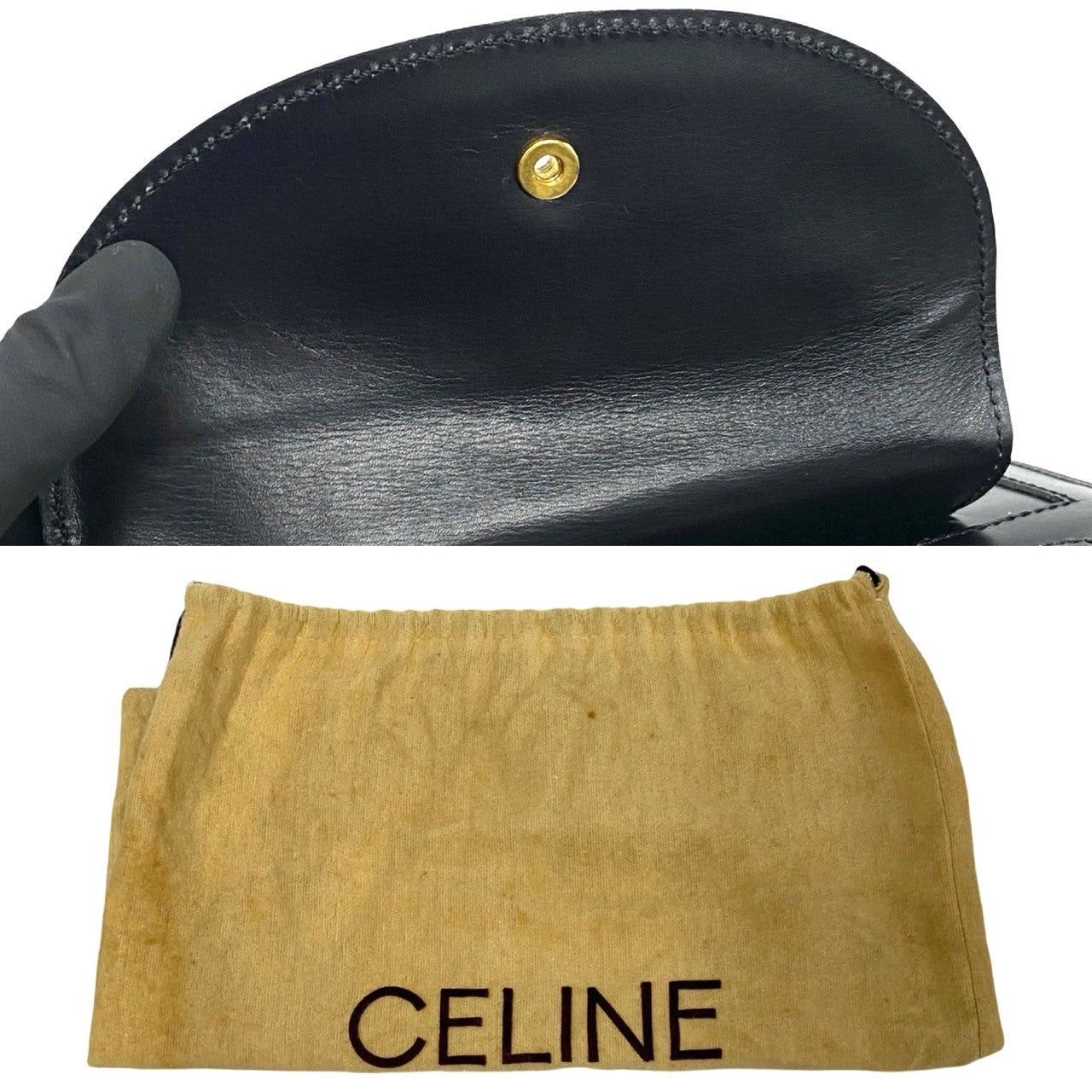 Celine Celine Handbag Black Leather Size ONE SIZE - 8 Thumbnail