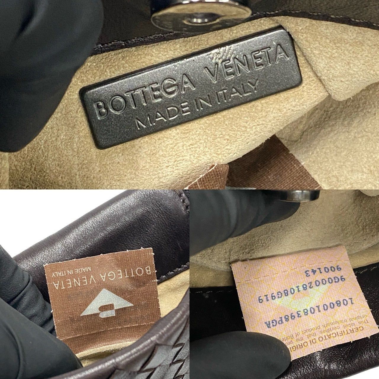 Bottega Veneta Bottega Veneta Brown Leather Size ONE SIZE - 3 Thumbnail