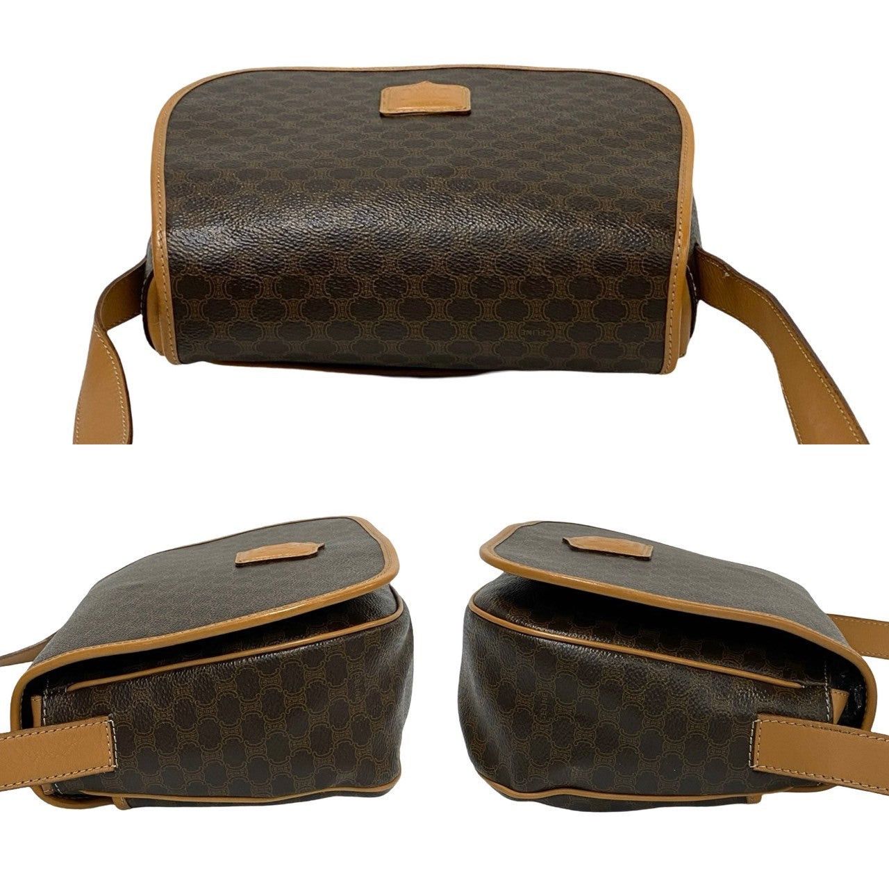 Celine Celine Shoulder Bag Brown Leather Size ONE SIZE - 5 Thumbnail