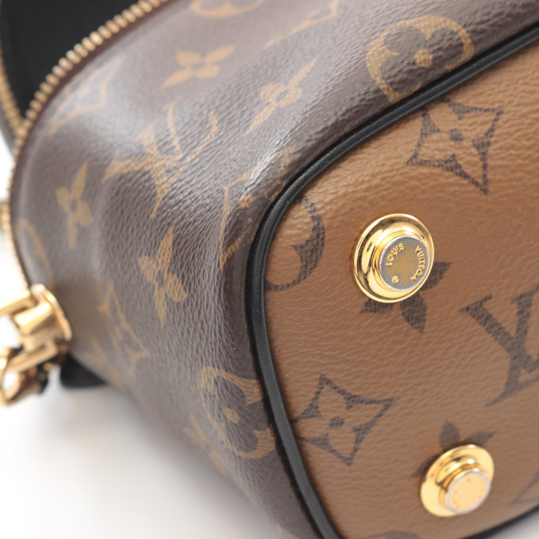 Louis Vuitton Louis Vuitton Vanity Nv Pm Monogram Reverse Handbag Bag Leather Brown Black Size ONE SIZE - 6 Thumbnail