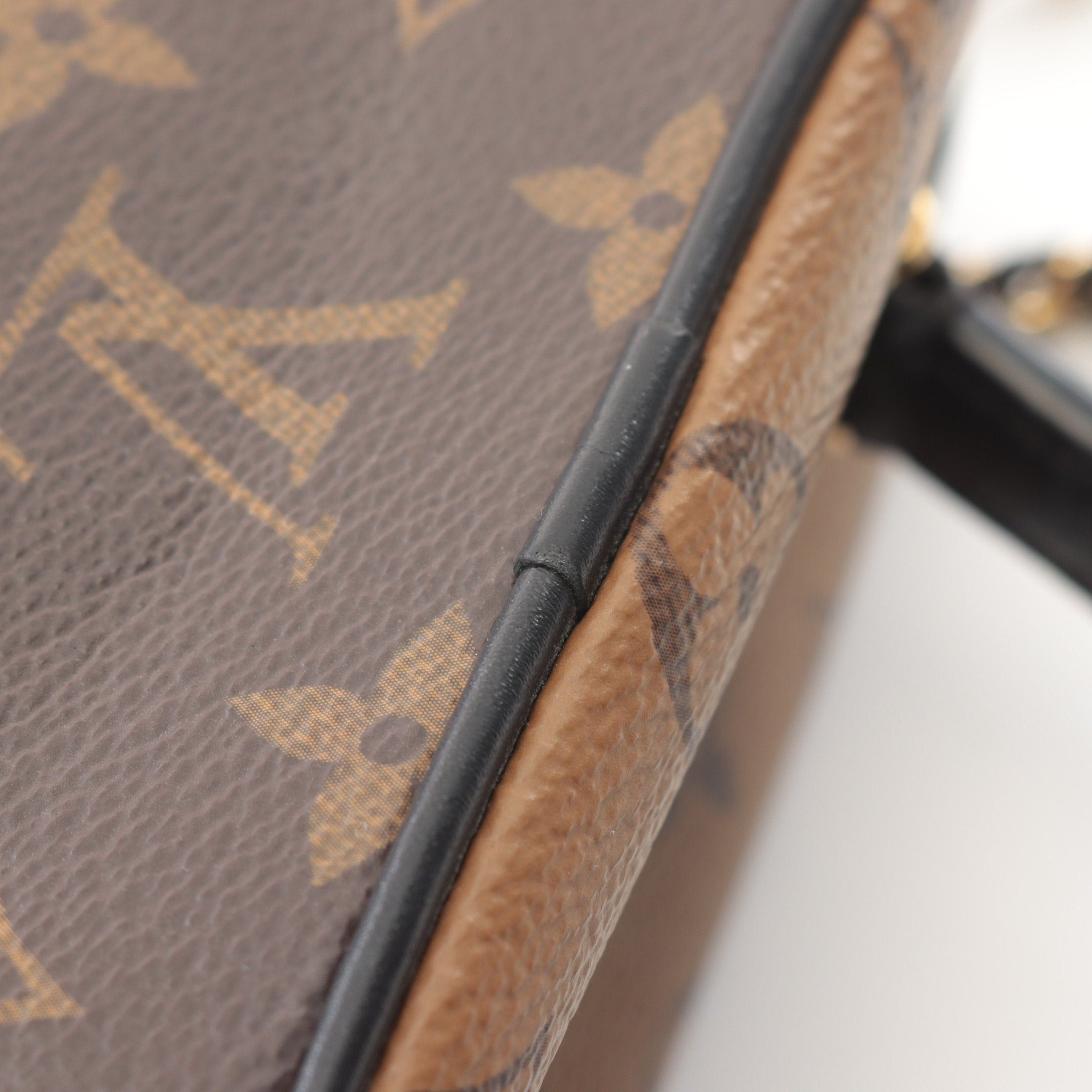 Louis Vuitton Louis Vuitton Vanity Nv Pm Monogram Reverse Handbag Bag Leather Brown Black Size ONE SIZE - 8 Thumbnail