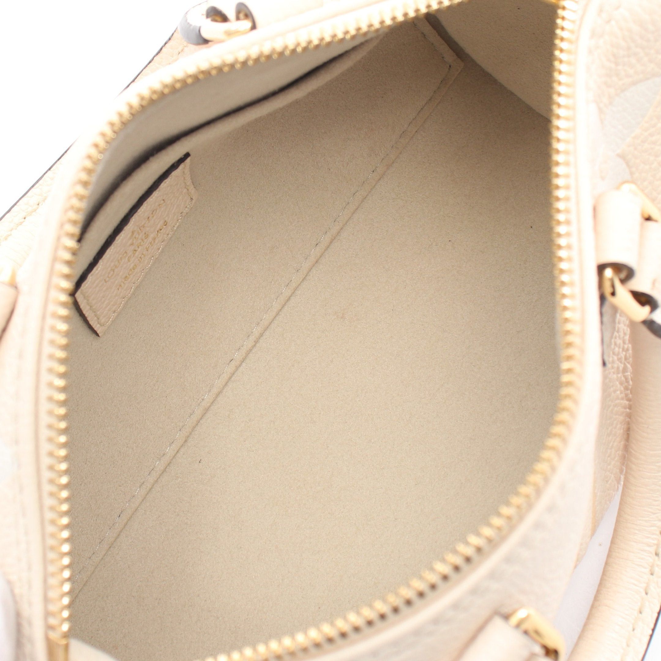 Louis Vuitton Louis Vuitton Papillon Bb Monogram Empreinte Claim Saffron Handbag Leather Ivory Beige Size ONE SIZE - 3 Thumbnail