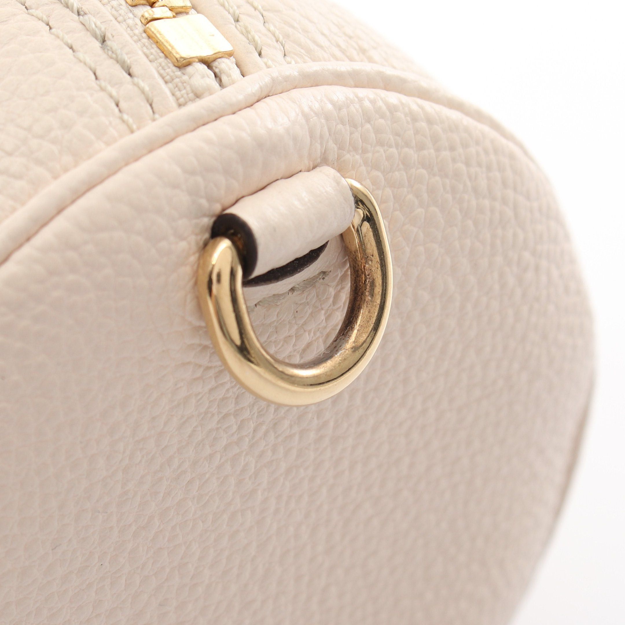 Louis Vuitton Louis Vuitton Papillon Bb Monogram Empreinte Claim Saffron Handbag Leather Ivory Beige Size ONE SIZE - 7 Thumbnail