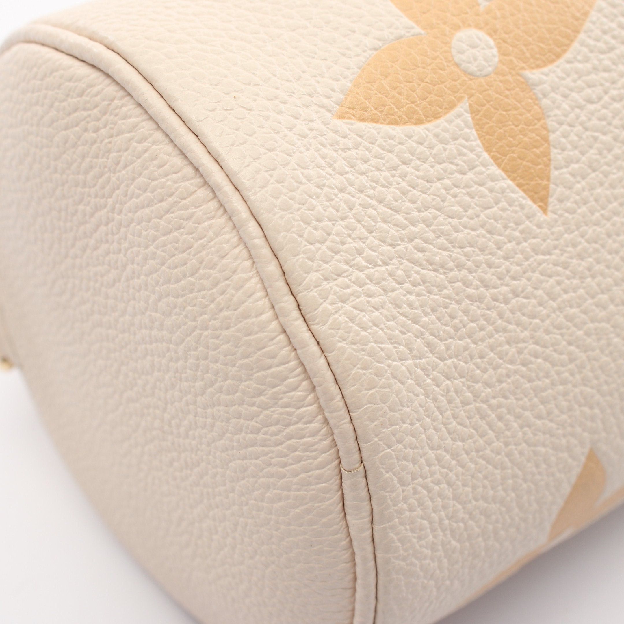 Louis Vuitton Louis Vuitton Papillon Bb Monogram Empreinte Claim Saffron Handbag Leather Ivory Beige Size ONE SIZE - 5 Thumbnail