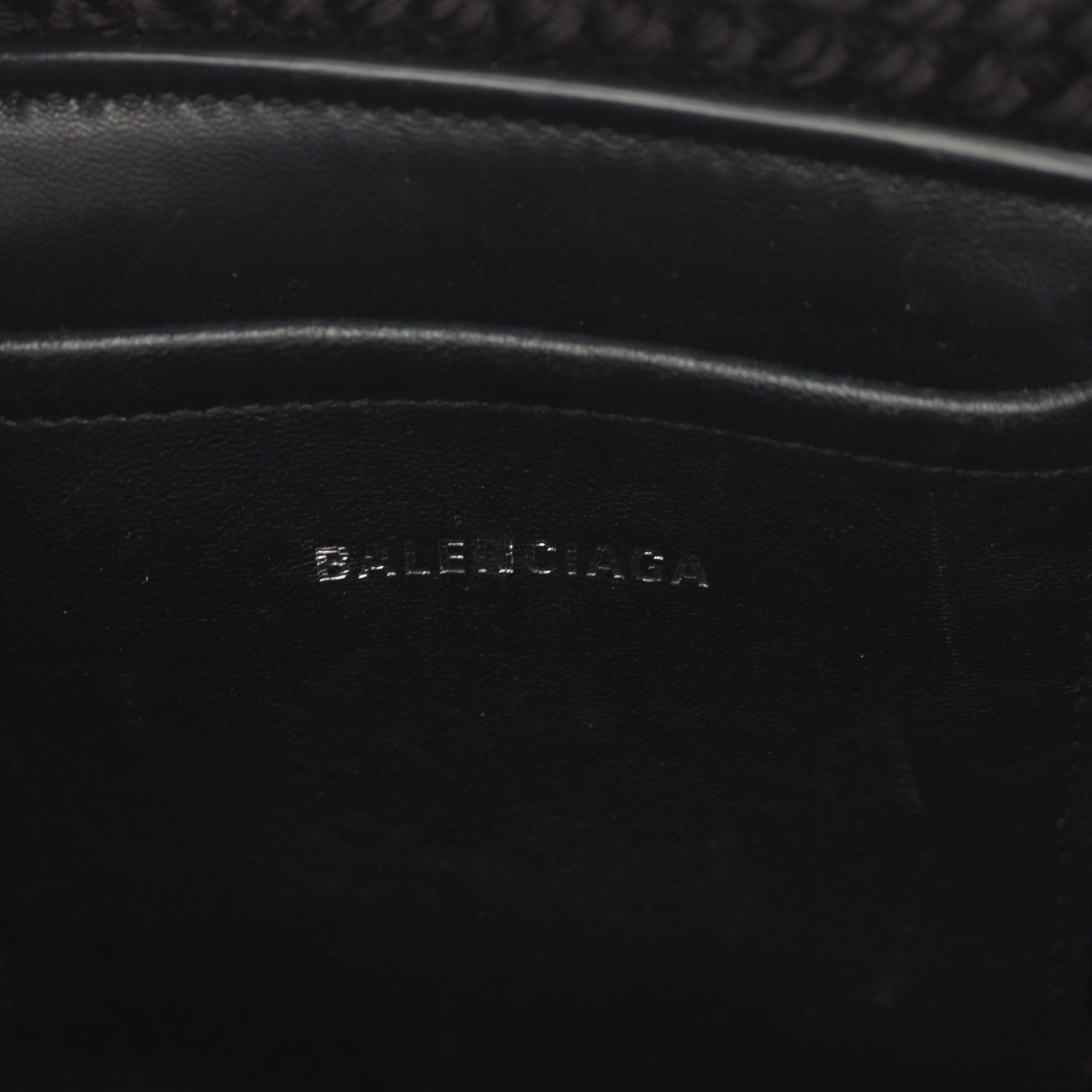 Balenciaga Balenciaga Ibiza Small Basket Bag Handbag Nylon Leather Black Size ONE SIZE - 4 Thumbnail