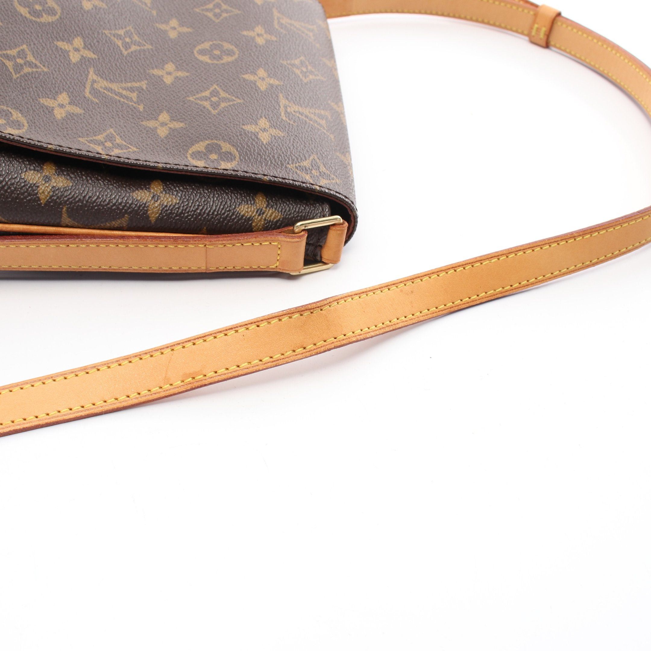 Louis Vuitton Louis Vuitton Musette Salsa Long Strap Monogram Shoulder Bag Leather Brown Size ONE SIZE - 10 Thumbnail