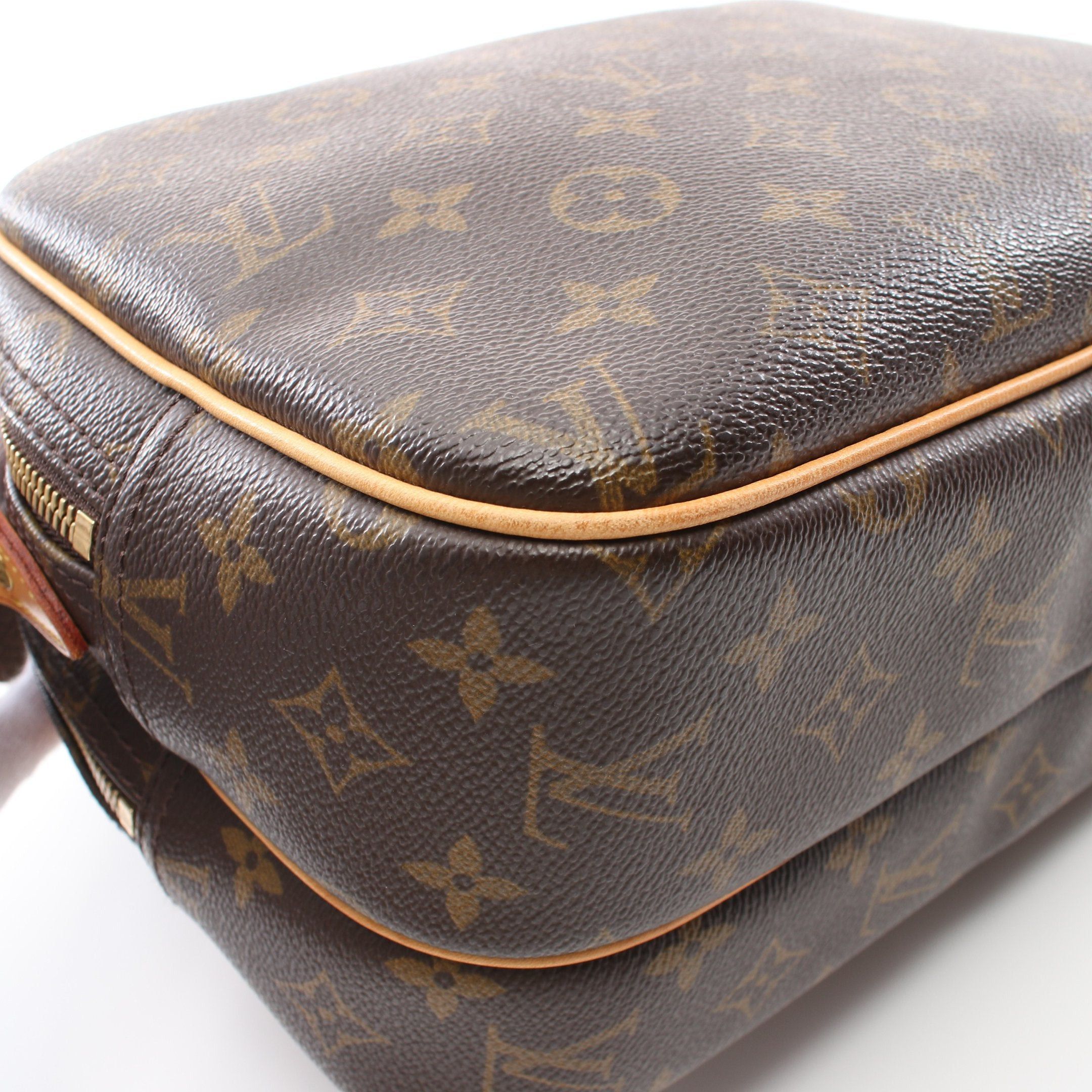 Louis Vuitton Louis Vuitton Reporter Pm Monogram Shoulder Bag Leather Brown Size ONE SIZE - 9 Thumbnail
