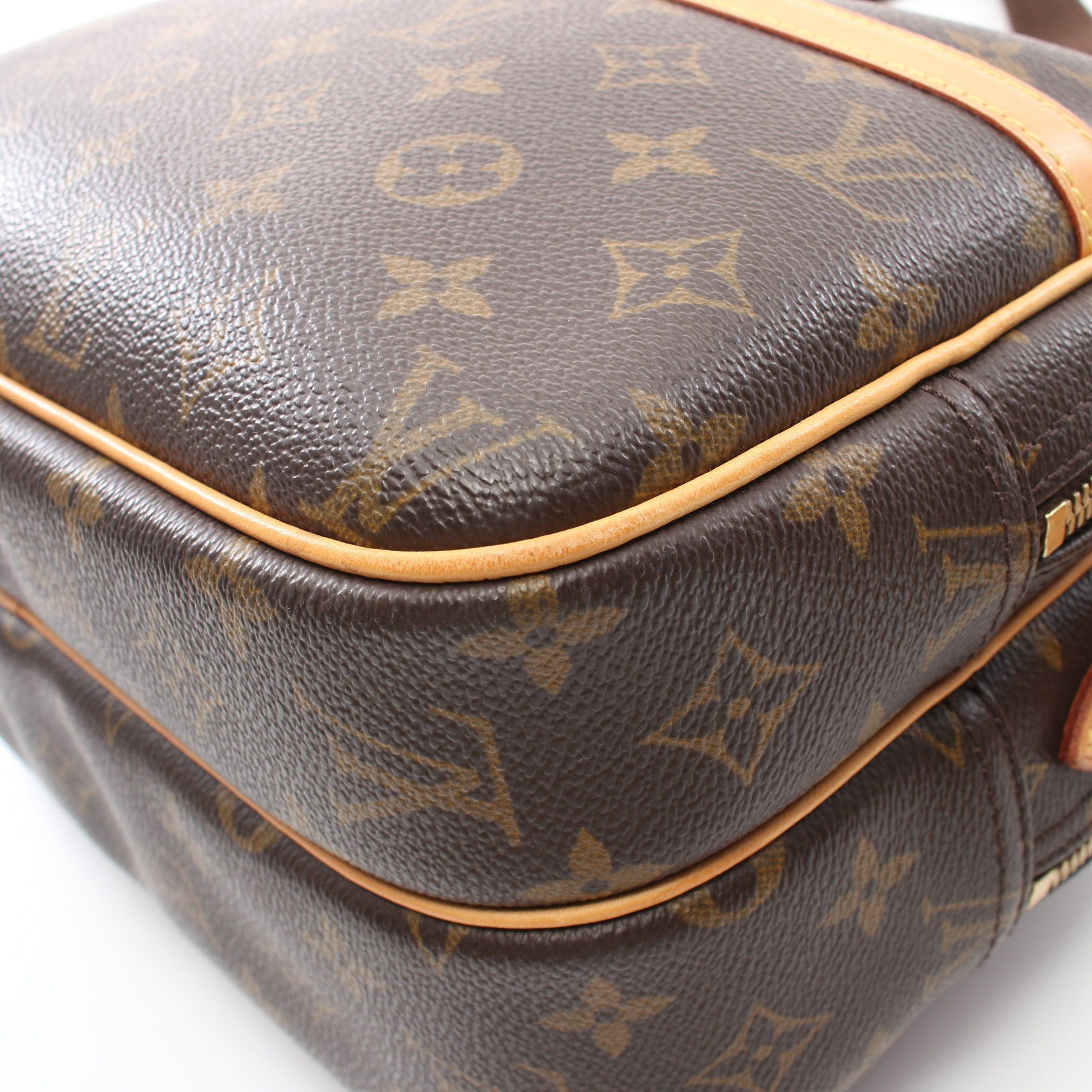 Louis Vuitton Louis Vuitton Reporter Pm Monogram Shoulder Bag Leather Brown Size ONE SIZE - 8 Thumbnail