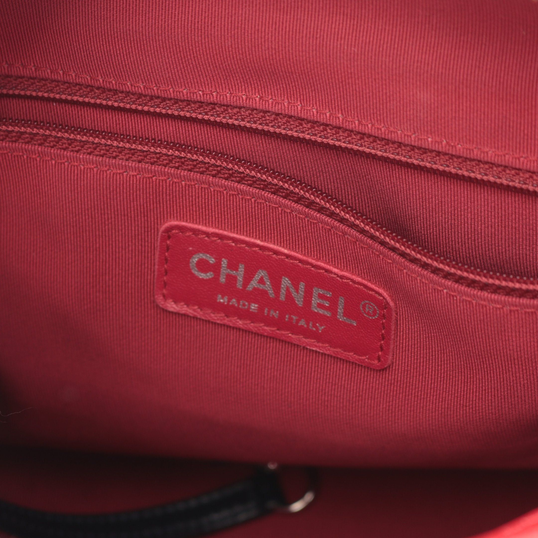 Chanel Chanel Gabriel De Chanel Large Hobo Chain Shoulder Bag Wool Leather Pink Red Navy Multicolor Combination Metal Fittings Size ONE SIZE - 4 Thumbnail