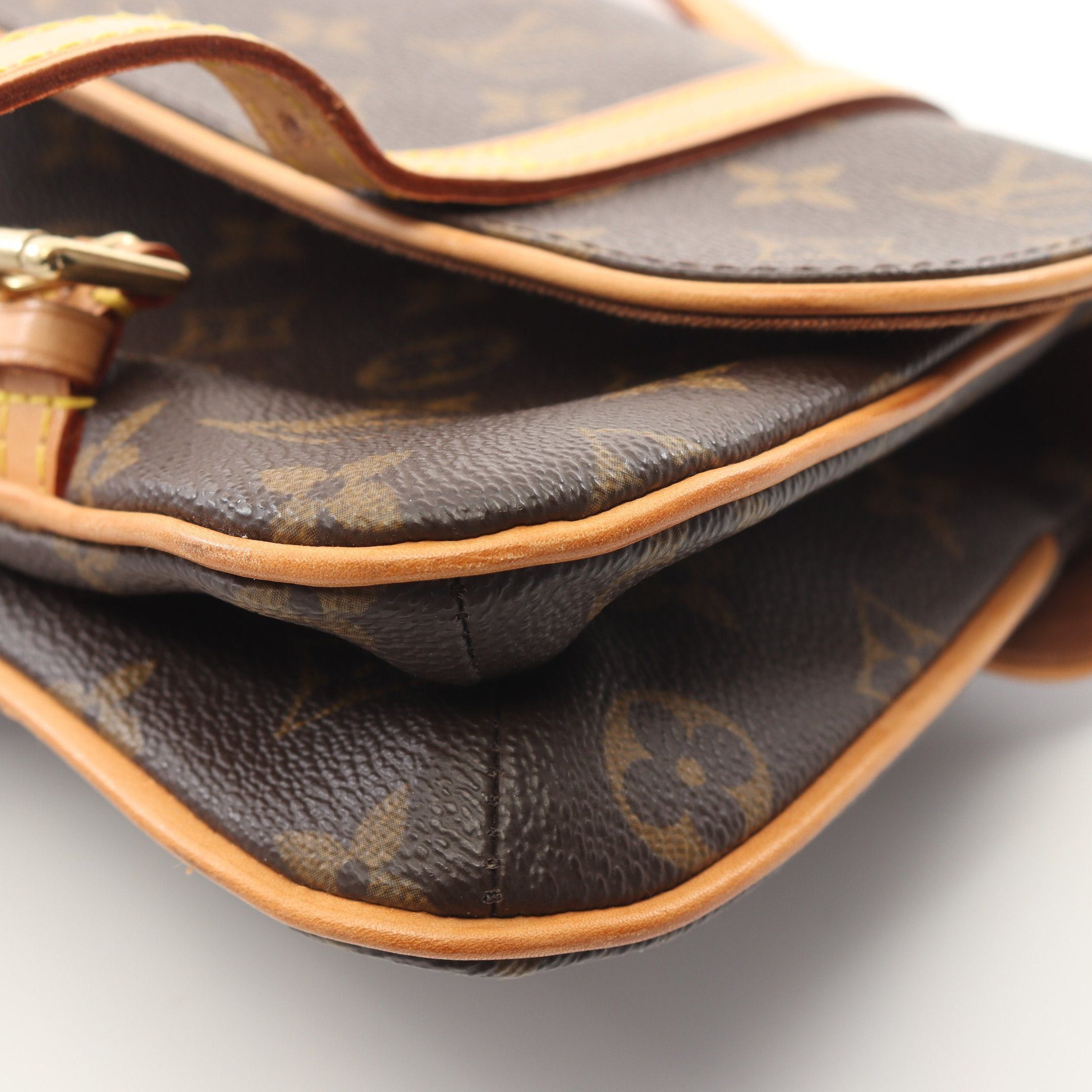 Louis Vuitton Louis Vuitton Murrell Monogram Shoulder Bag Leather Brown Size ONE SIZE - 9 Thumbnail