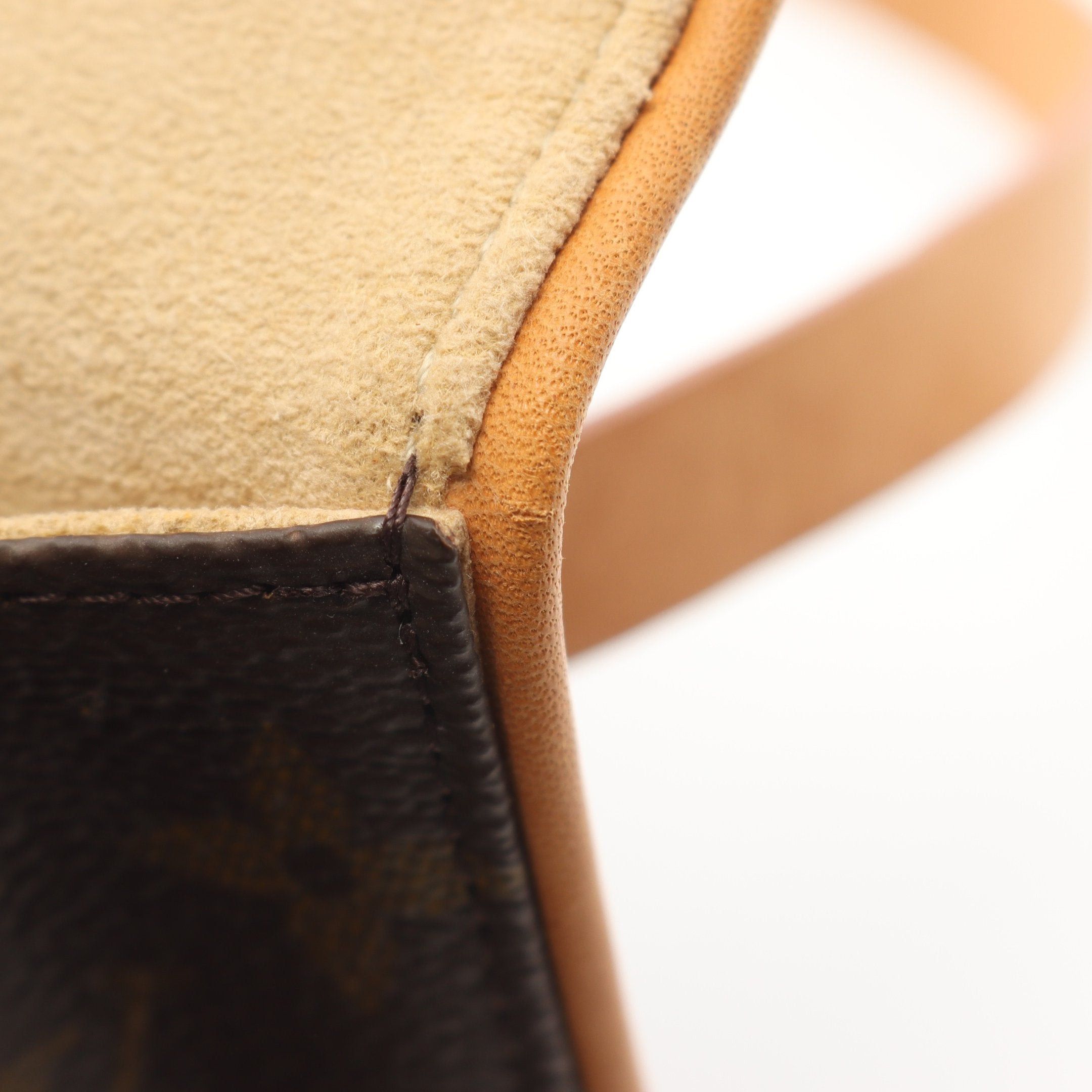 Louis Vuitton Louis Vuitton Pochette Florentine Monogram Body Bag Waist Leather Brown Size ONE SIZE - 7 Thumbnail