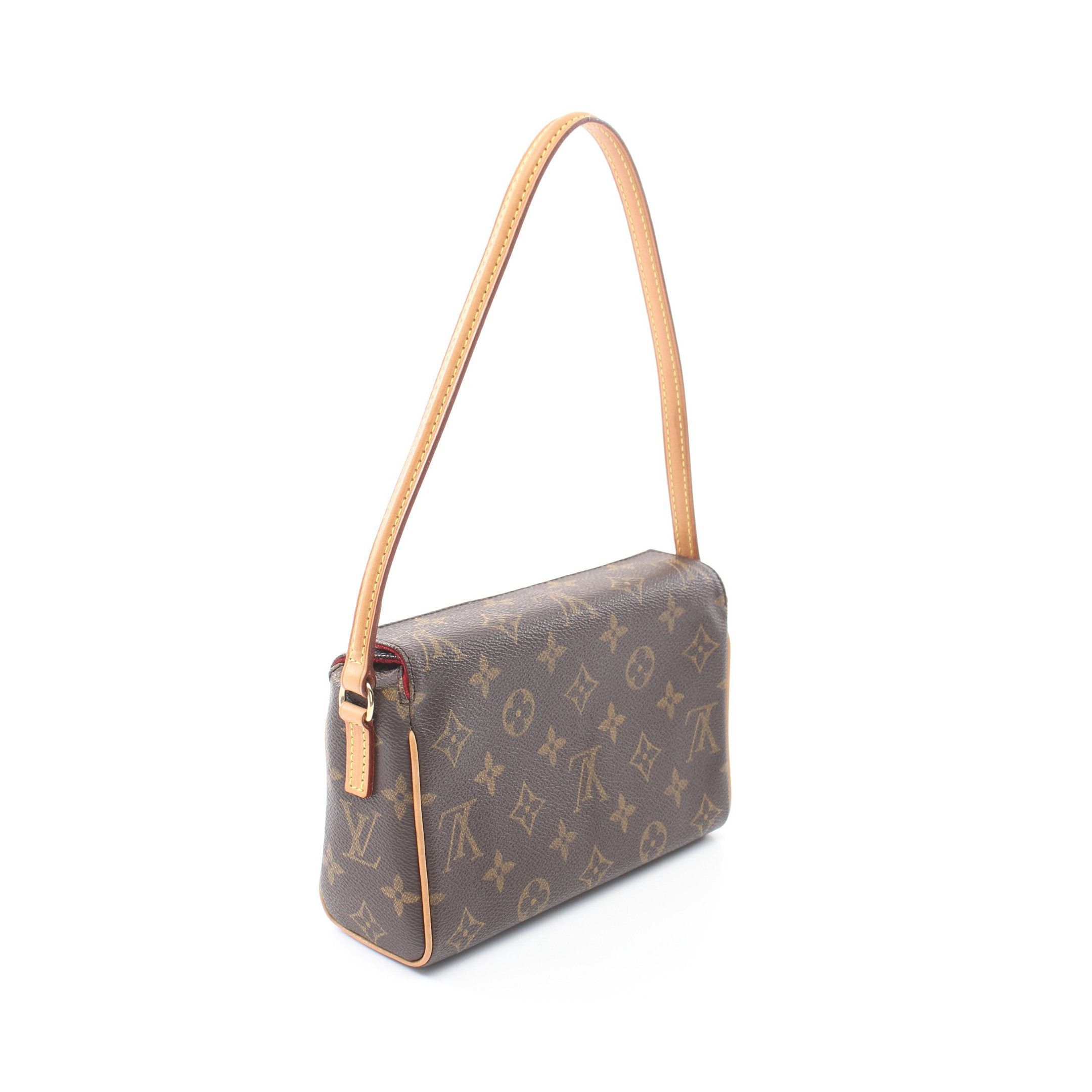 Louis Vuitton Louis Vuitton Recital Monogram Handbag Leather Brown Size ONE SIZE - 2 Thumbnail