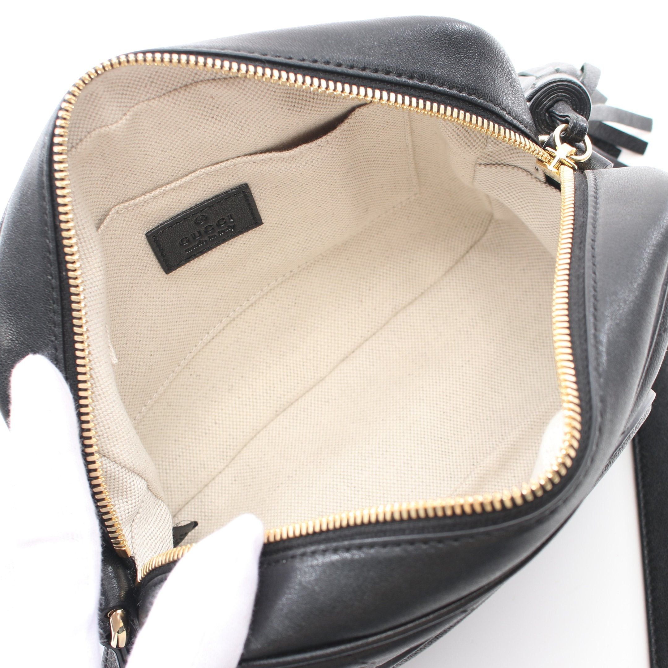 Gucci Gucci Gucci Blondie Shoulder Bag Leather Black Size ONE SIZE - 3 Thumbnail