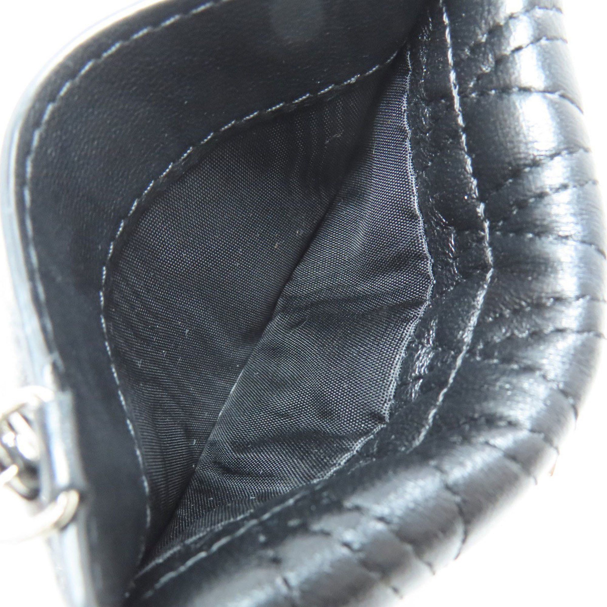 Versace Versace Business Card Holder/Card Case Leather Women's VERSACE Size ONE SIZE - 6 Thumbnail