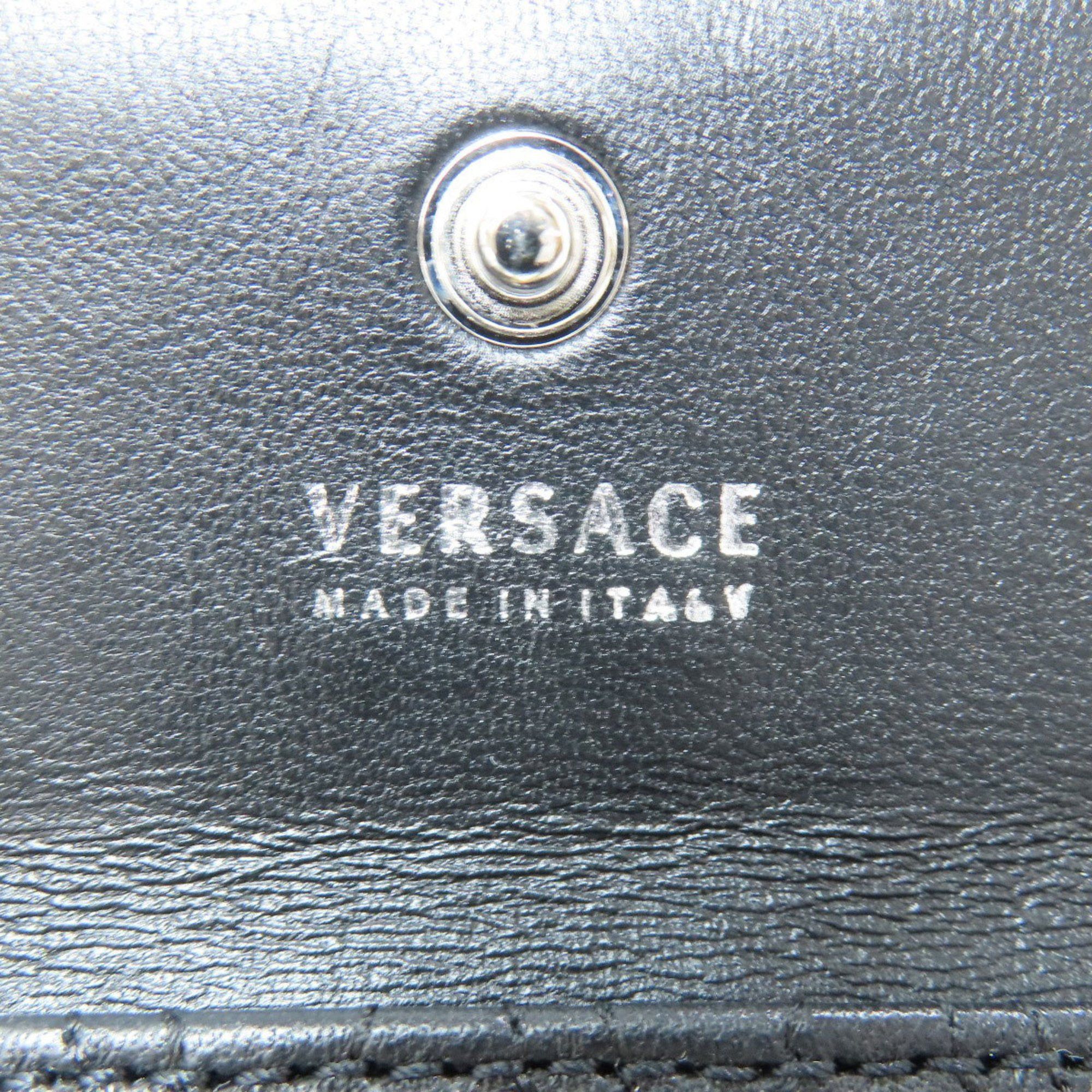 Versace Versace Business Card Holder/Card Case Leather Women's VERSACE Size ONE SIZE - 7 Thumbnail