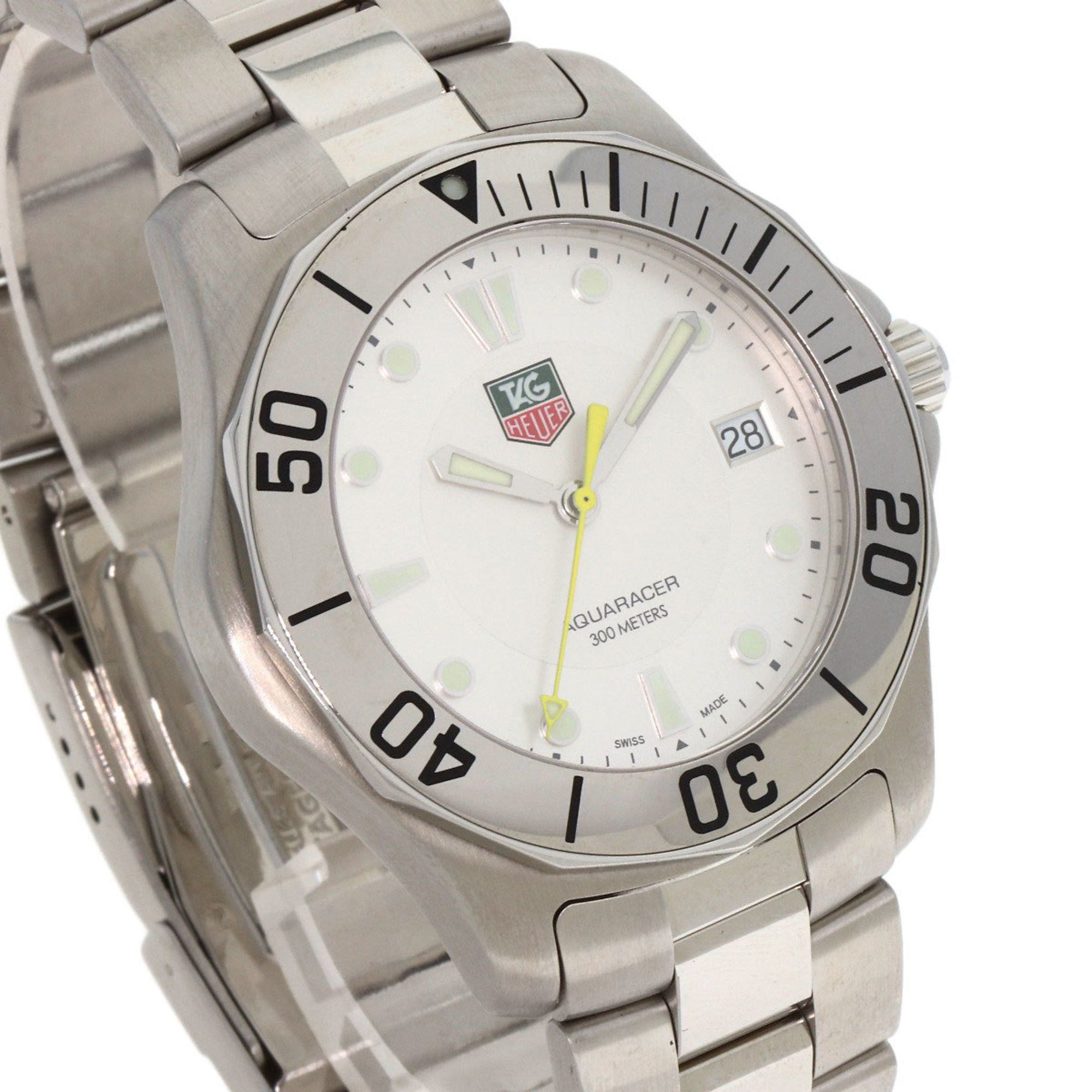 Tag Heuer TAG Heuer WBA1111.BA0801 Aquaracer Watch Stainless Steel SS Men's HEUER Size ONE SIZE - 4 Thumbnail