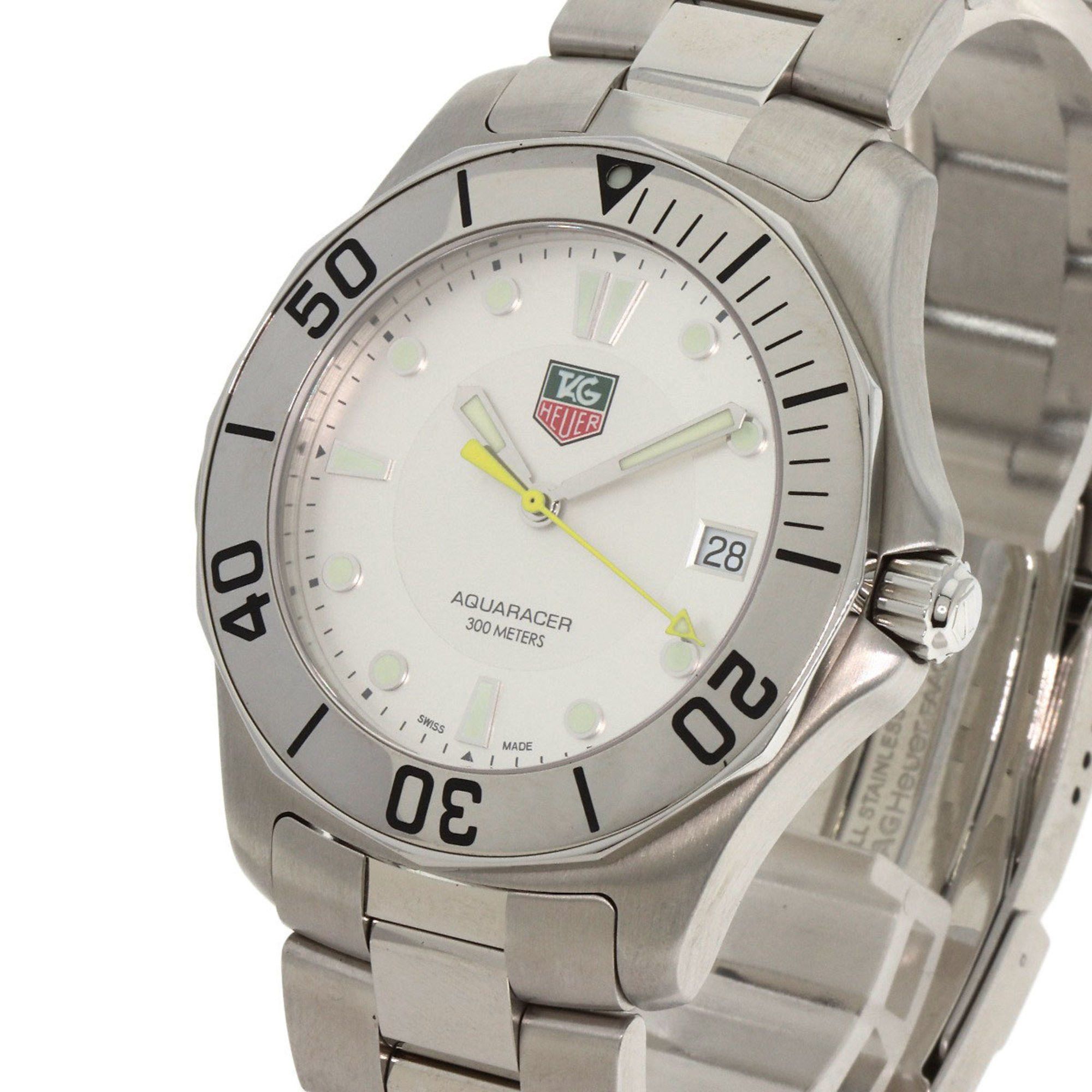 Tag Heuer TAG Heuer WBA1111.BA0801 Aquaracer Watch Stainless Steel SS Men's HEUER Size ONE SIZE - 3 Thumbnail