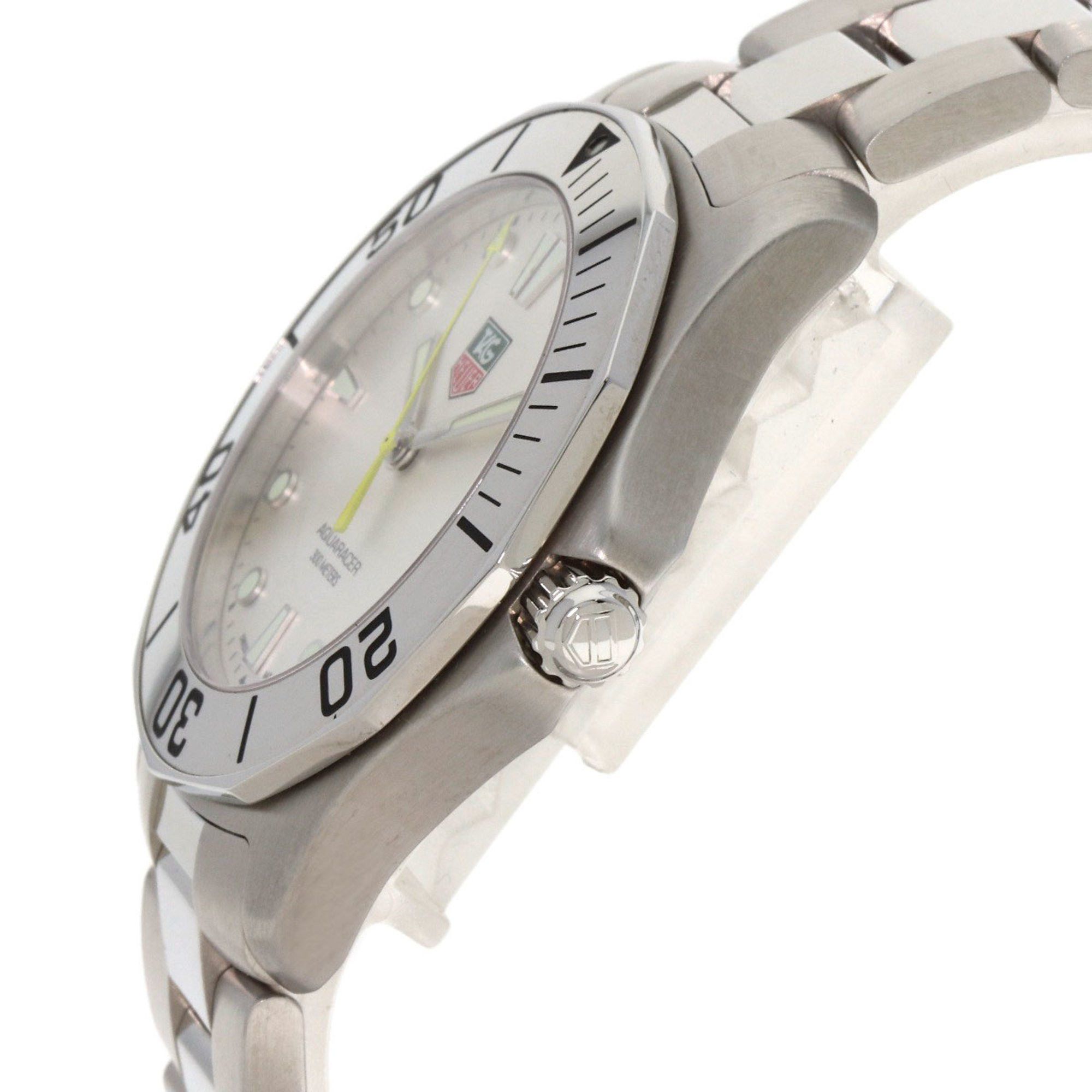 Tag Heuer TAG Heuer WBA1111.BA0801 Aquaracer Watch Stainless Steel SS Men's HEUER Size ONE SIZE - 5 Thumbnail