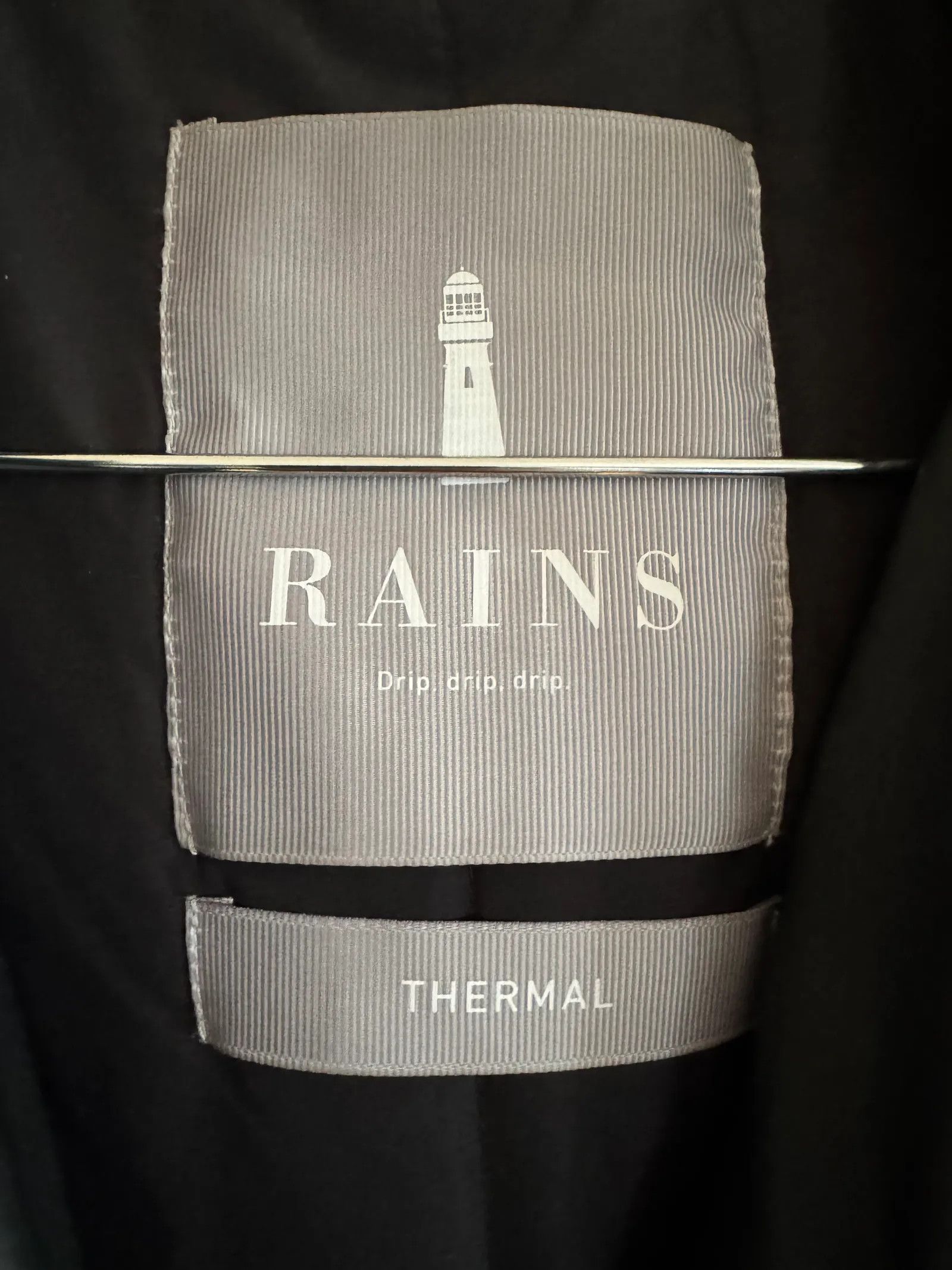 Rains Rains N3 Parma Black Jacket Size S / US 4 / IT 40 - 2 Thumbnail